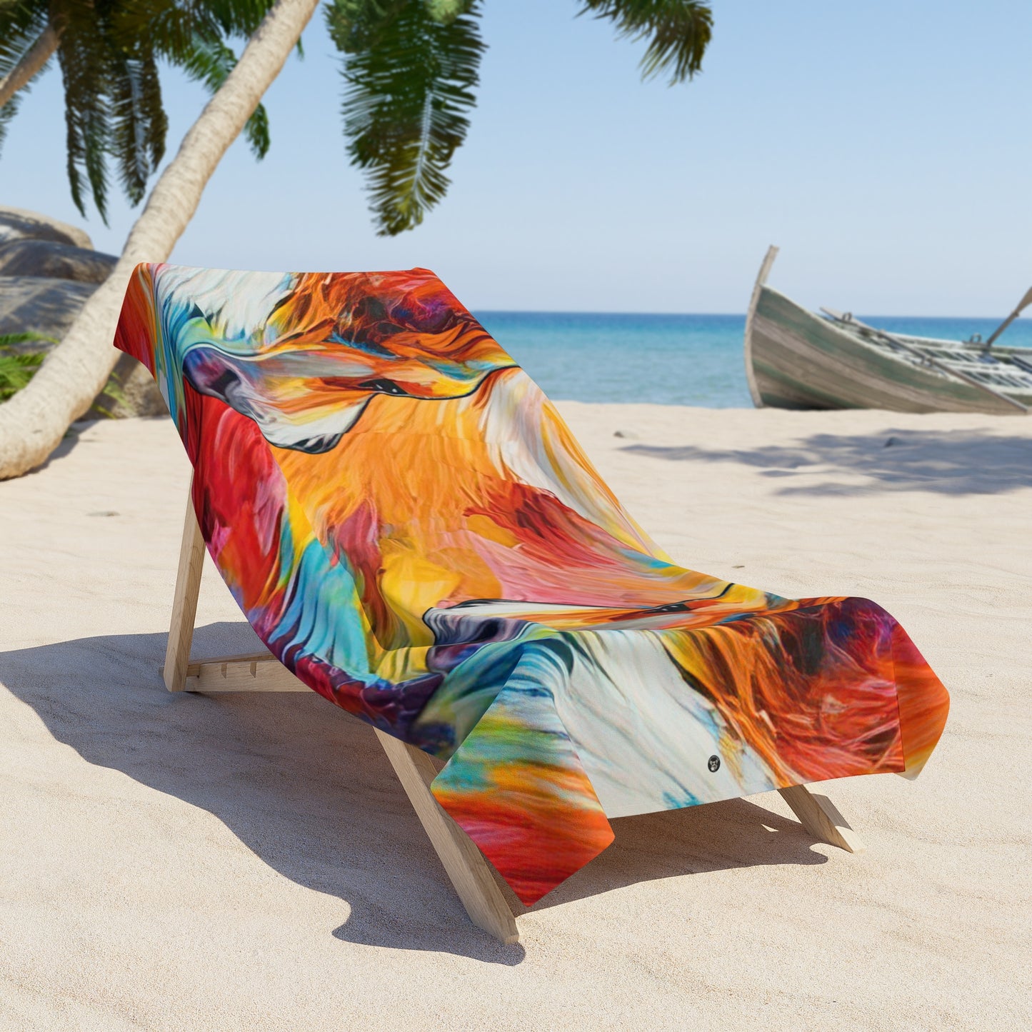 Peekaboo Beach Towel