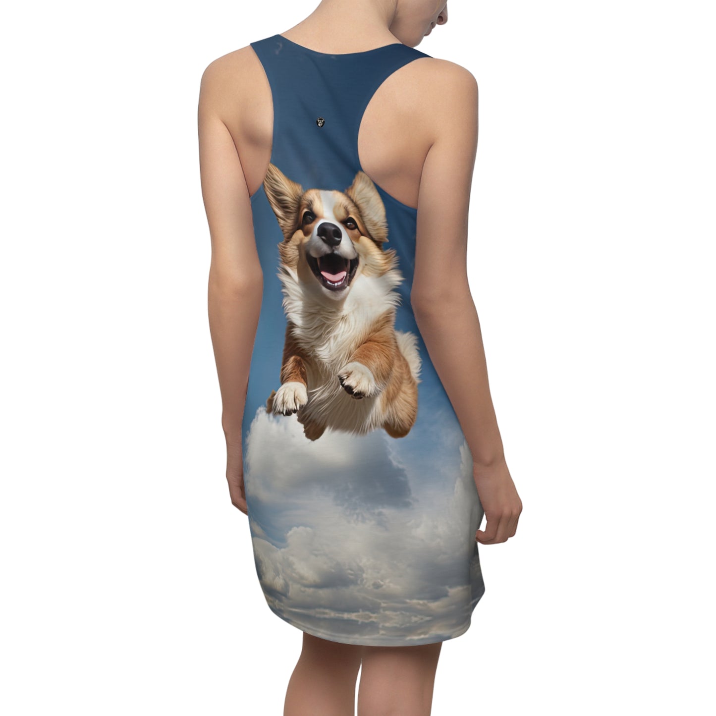 Flying Corgi - Racerback Dress