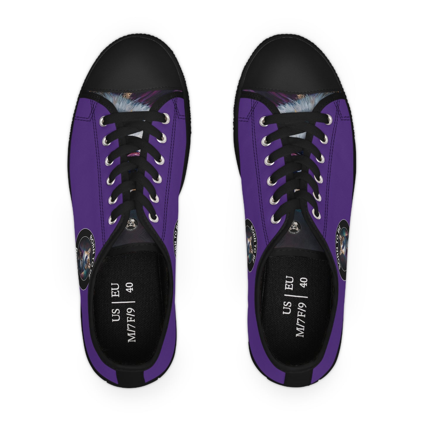 Born To Be Royal - Women's Low Top Sneakers