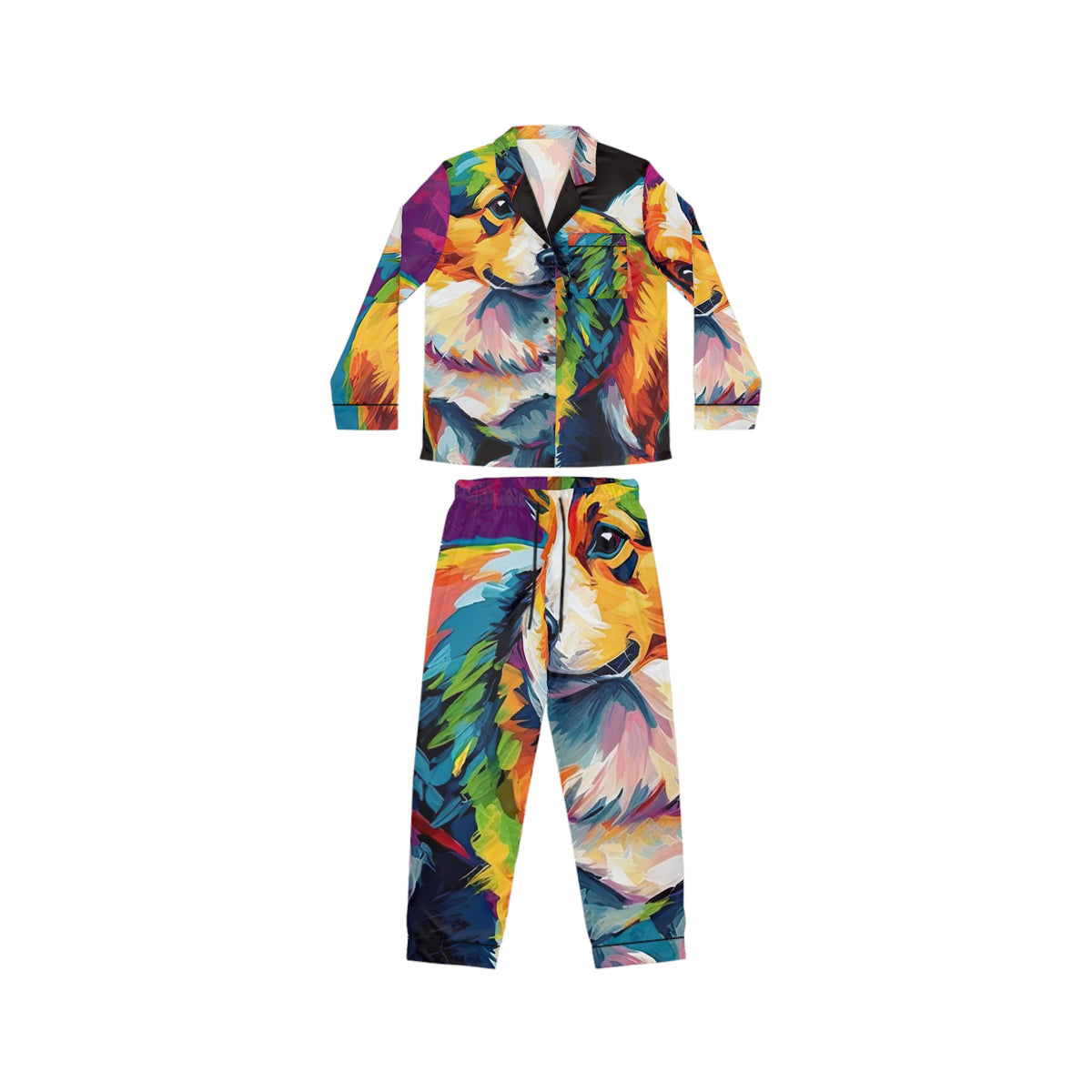Scouter Corgi Watercolor Silky Pajamas