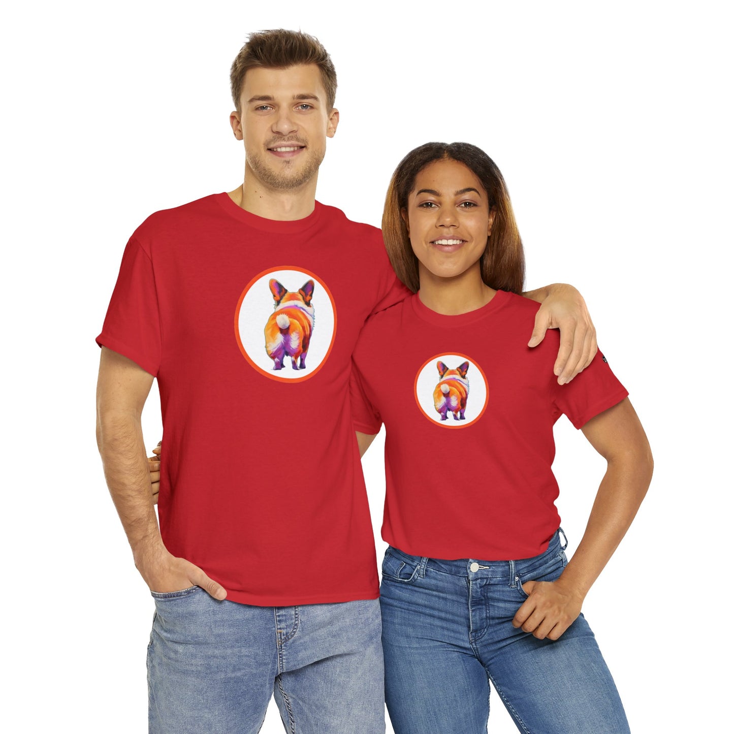 Corgi Butt - Unisex Heavy Cotton Tee