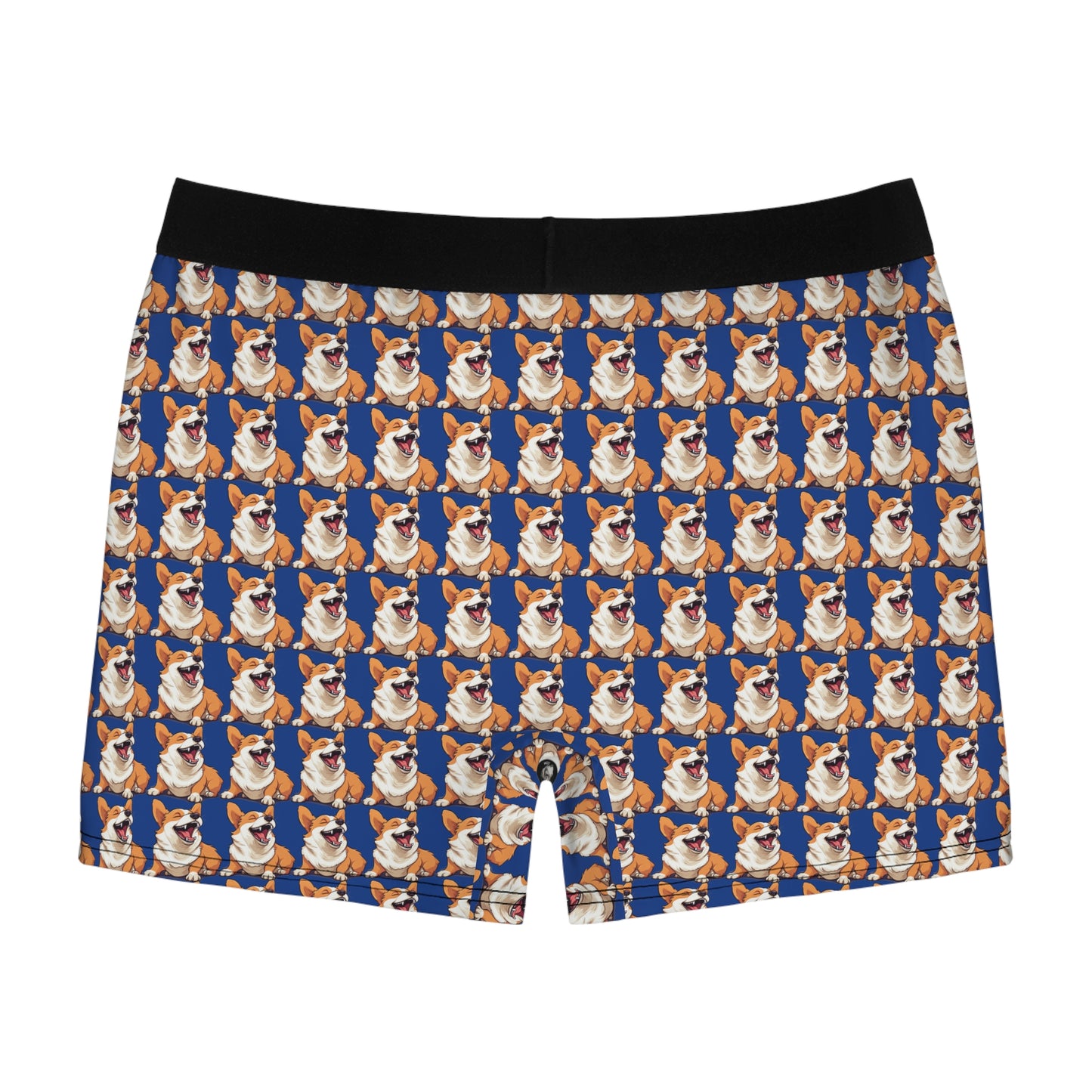 Comical Corgi Mosaic Boxer Briefs