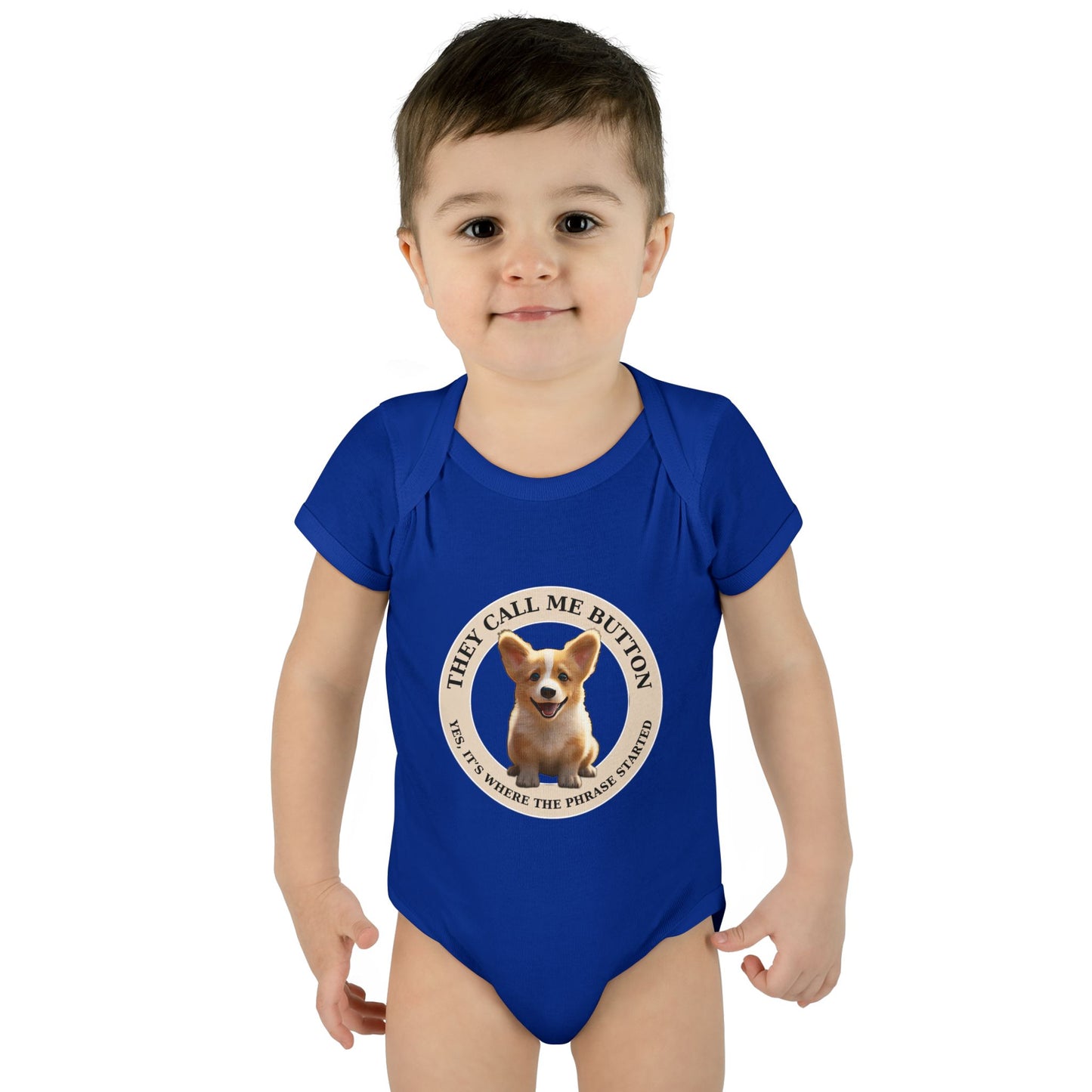 Cute as a Button Infant Bodysuit