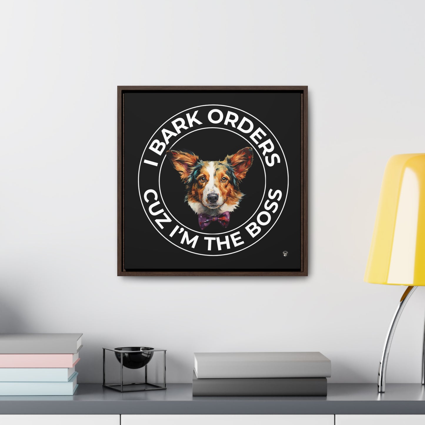 The Boss - Framed on Canvas