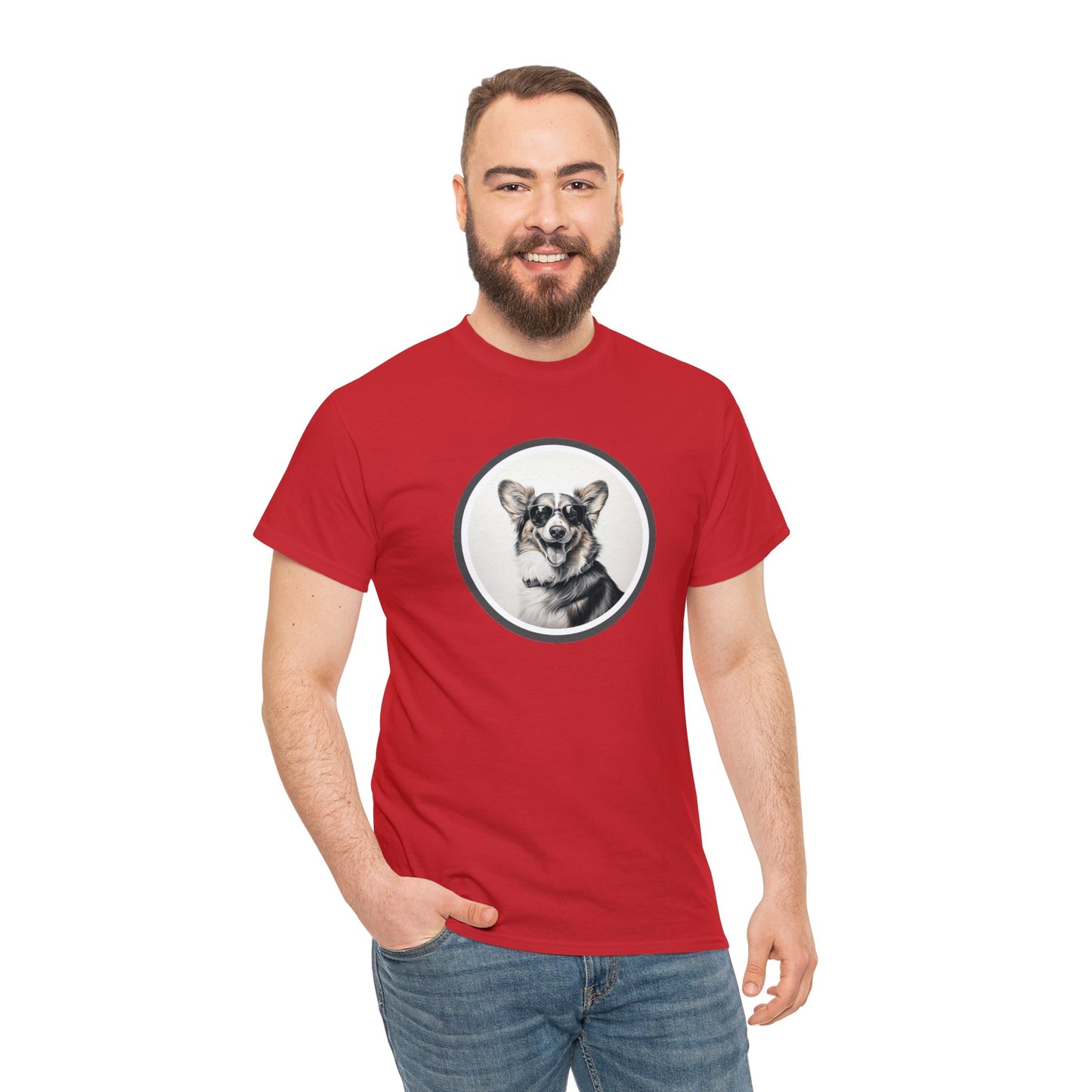 Corgi Cool - Unisex Heavy Cotton Tee