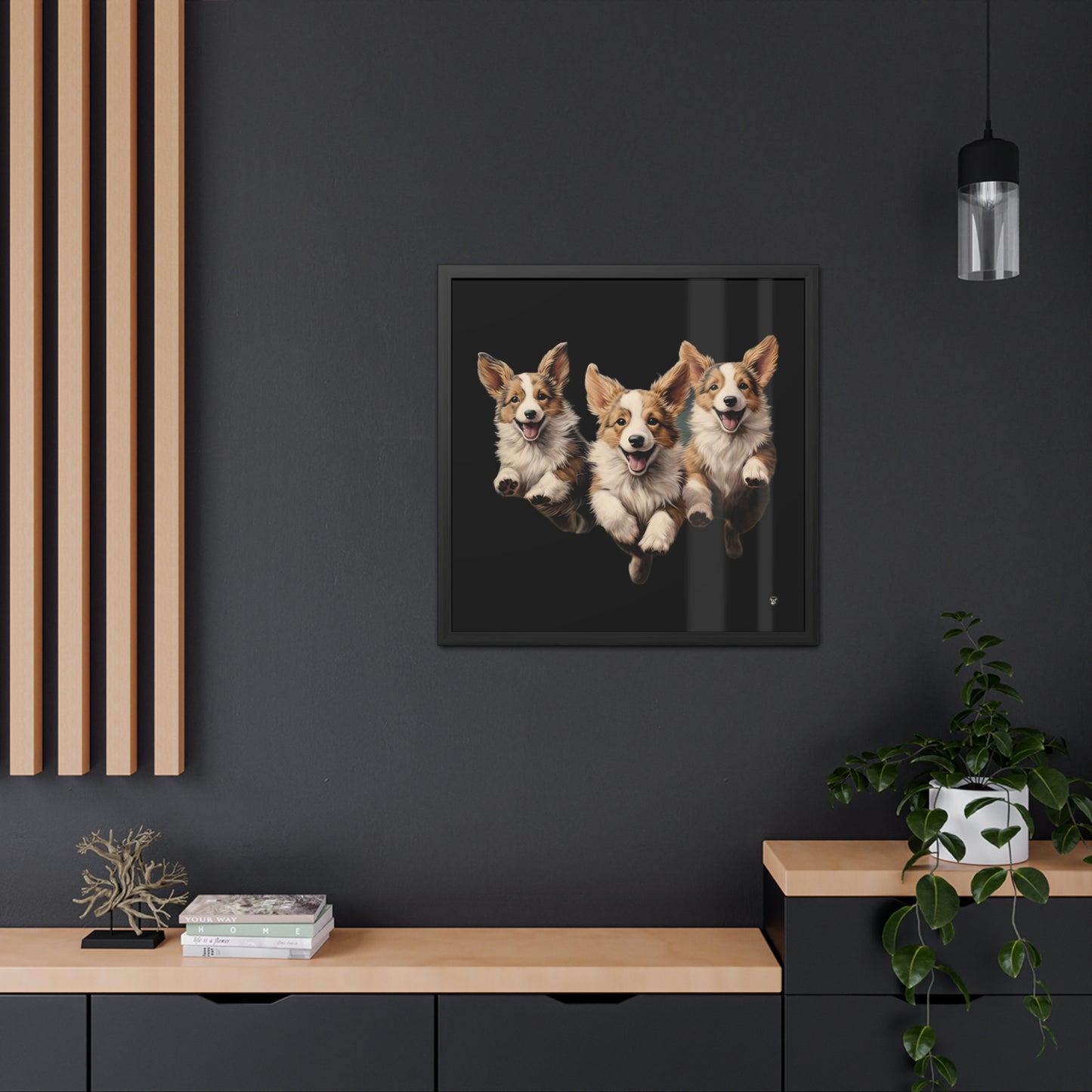Corgi Enthusiasm - Framed Print