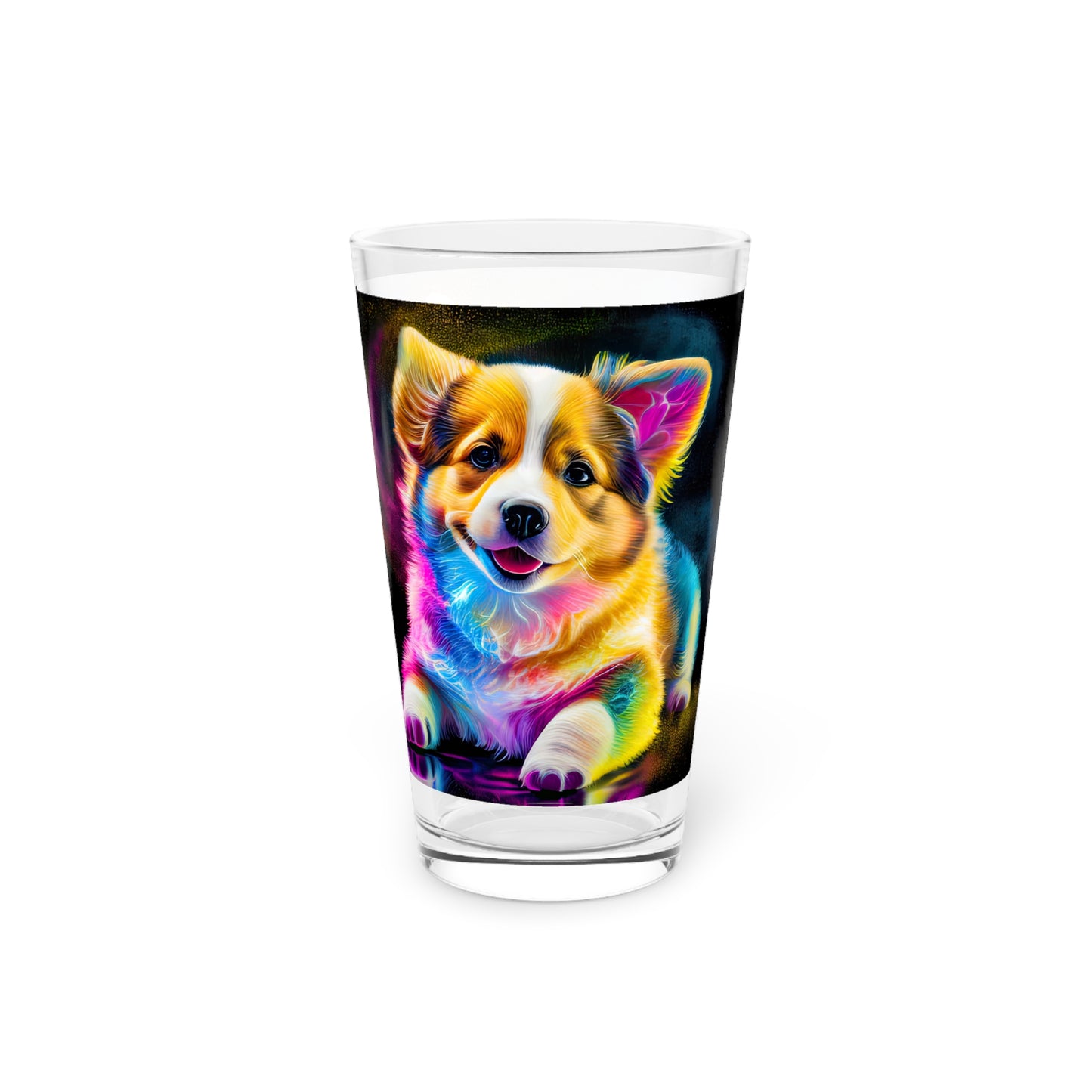 Colorful Corgi - Pint Glass