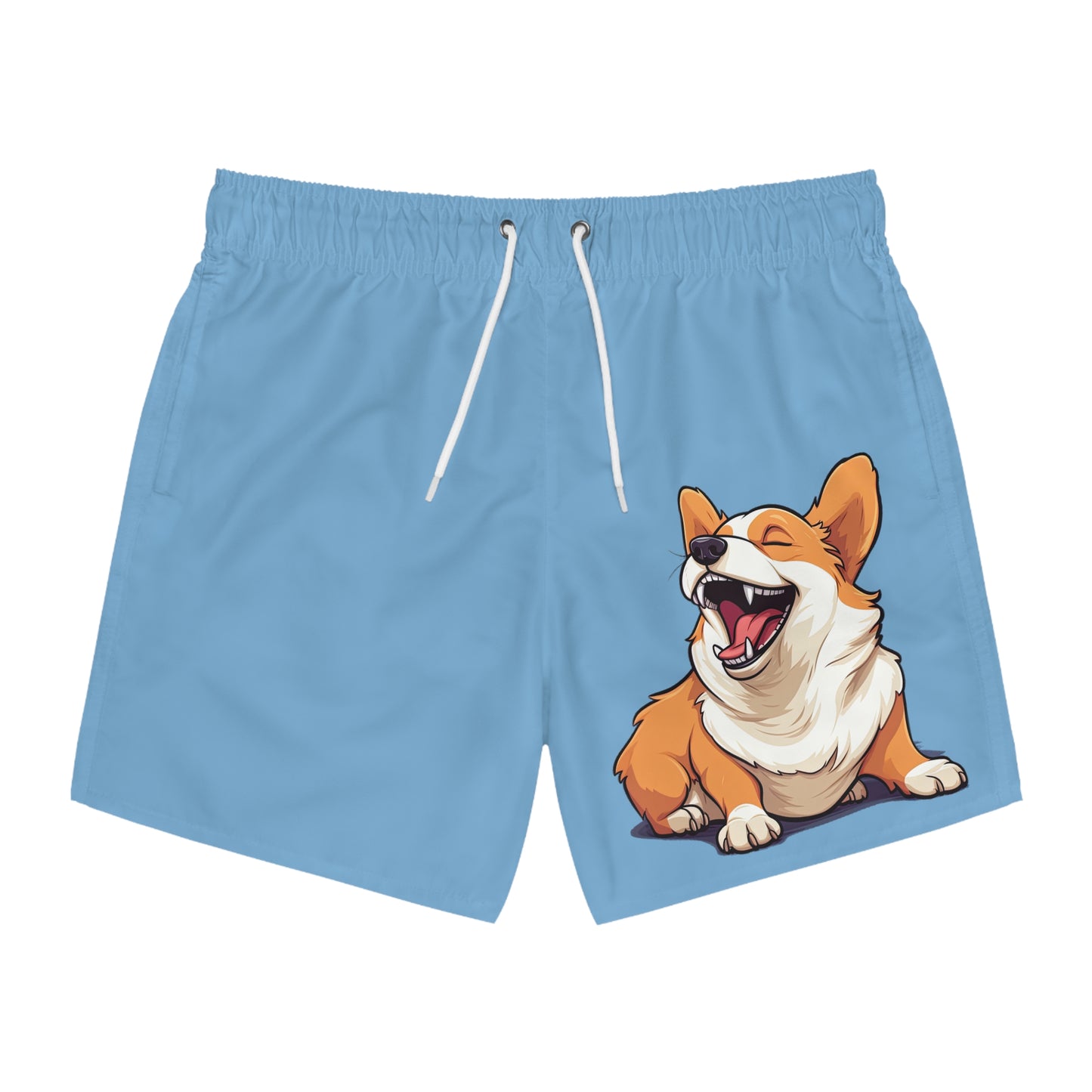 Comical Corgi Swim Trunks