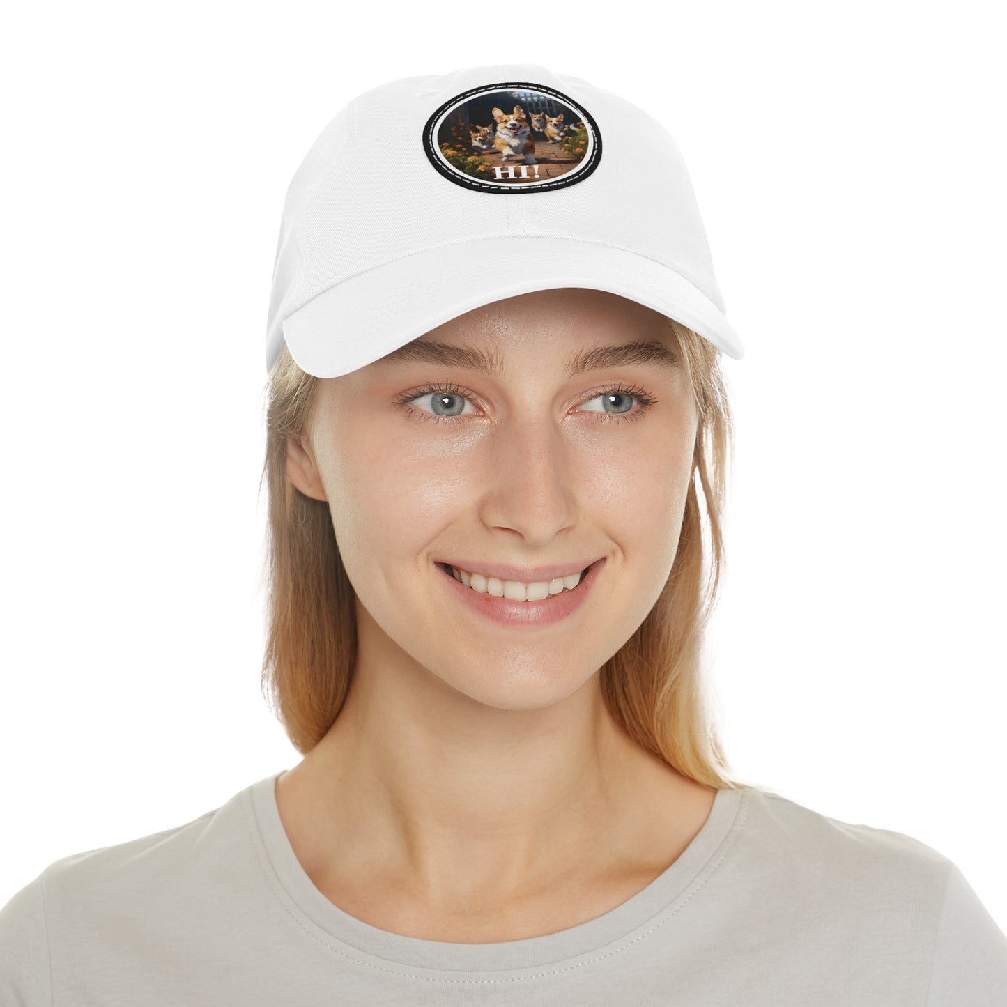 Hi! - Cap with Leather Patch