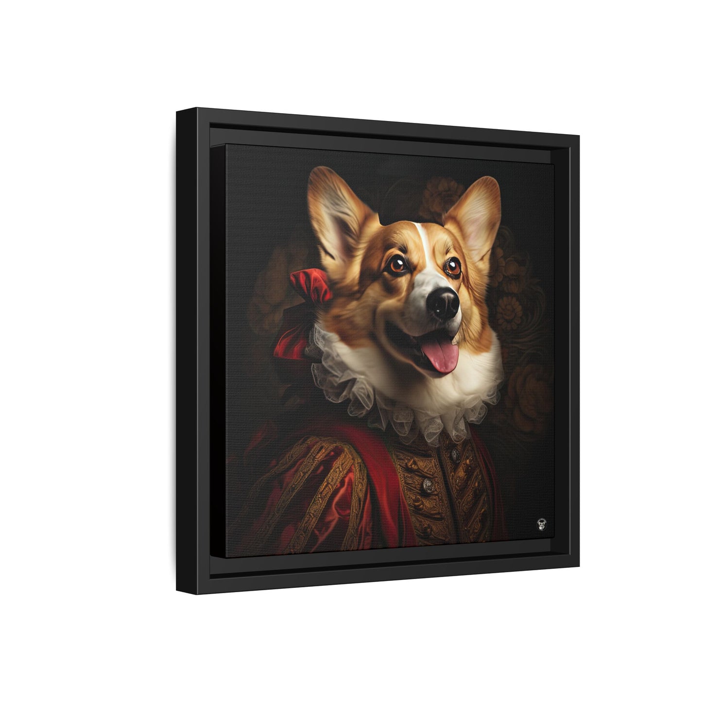 Renaissance Corgi on Canvas