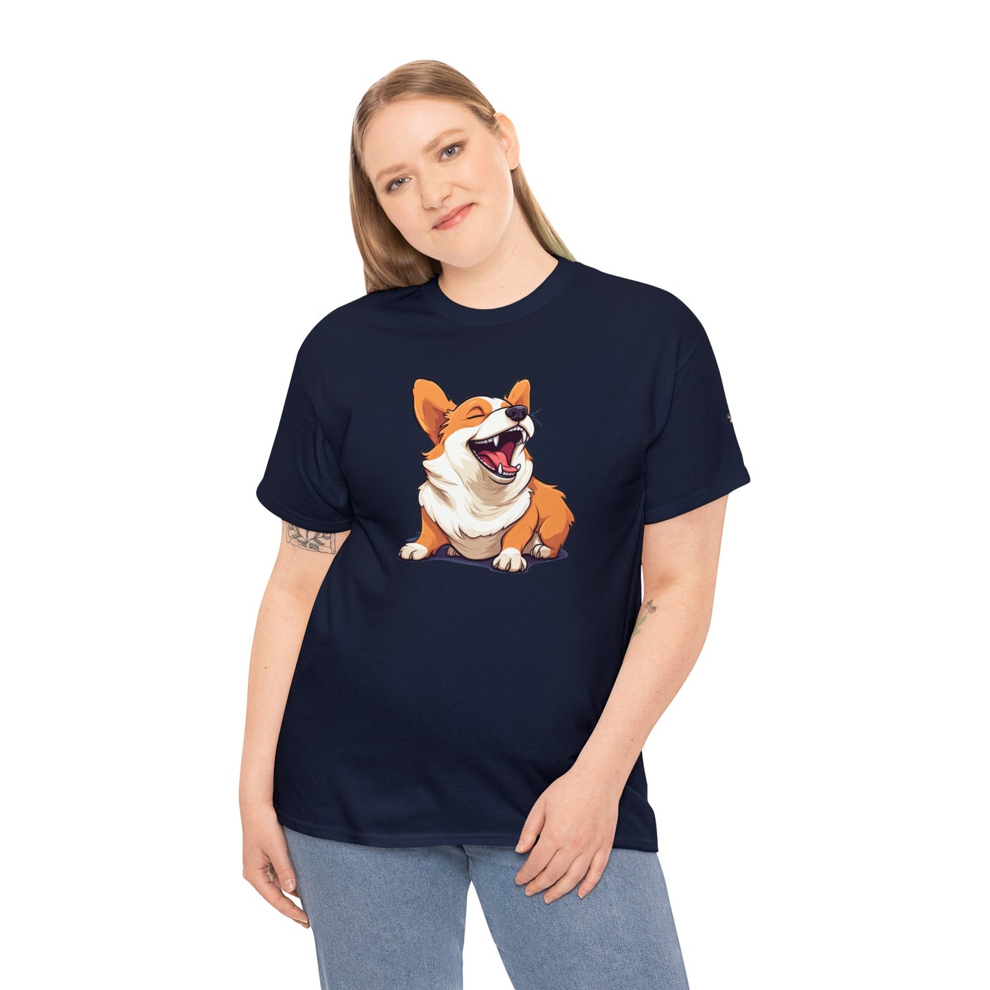 Comical Corgi - Unisex Heavy Cotton Tee