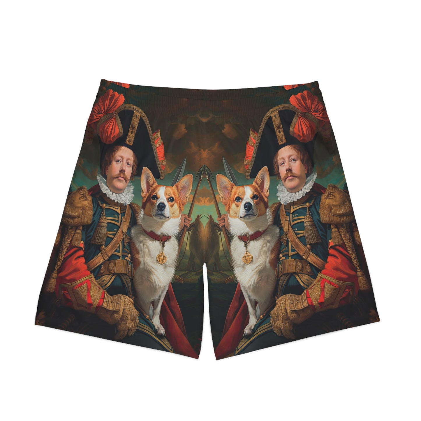 First Royal Corgi Board Shorts