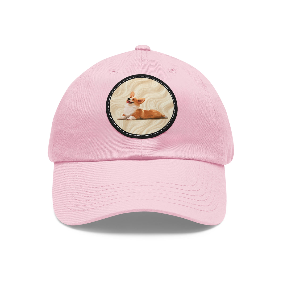 Giddy Sploot Rich Creamy Champagne Corgi Baseball Cap