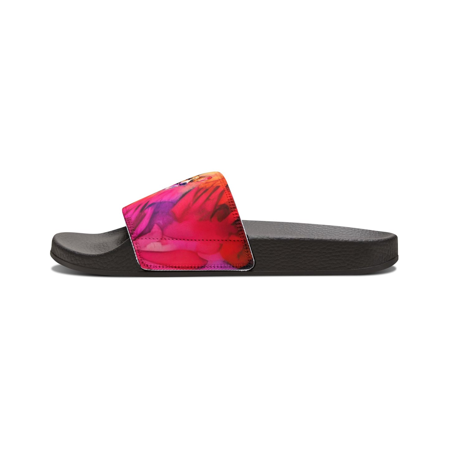Corgi Pop Art Paint Splash Men's Multicolor Slide Sandals - Casual Pool & Beach Slides
