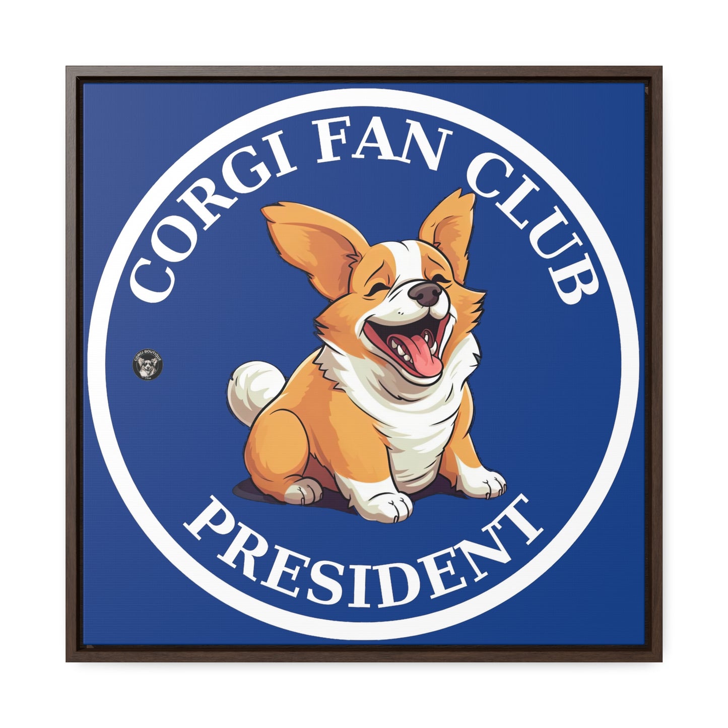 Fan Club President - Framed on Canvas