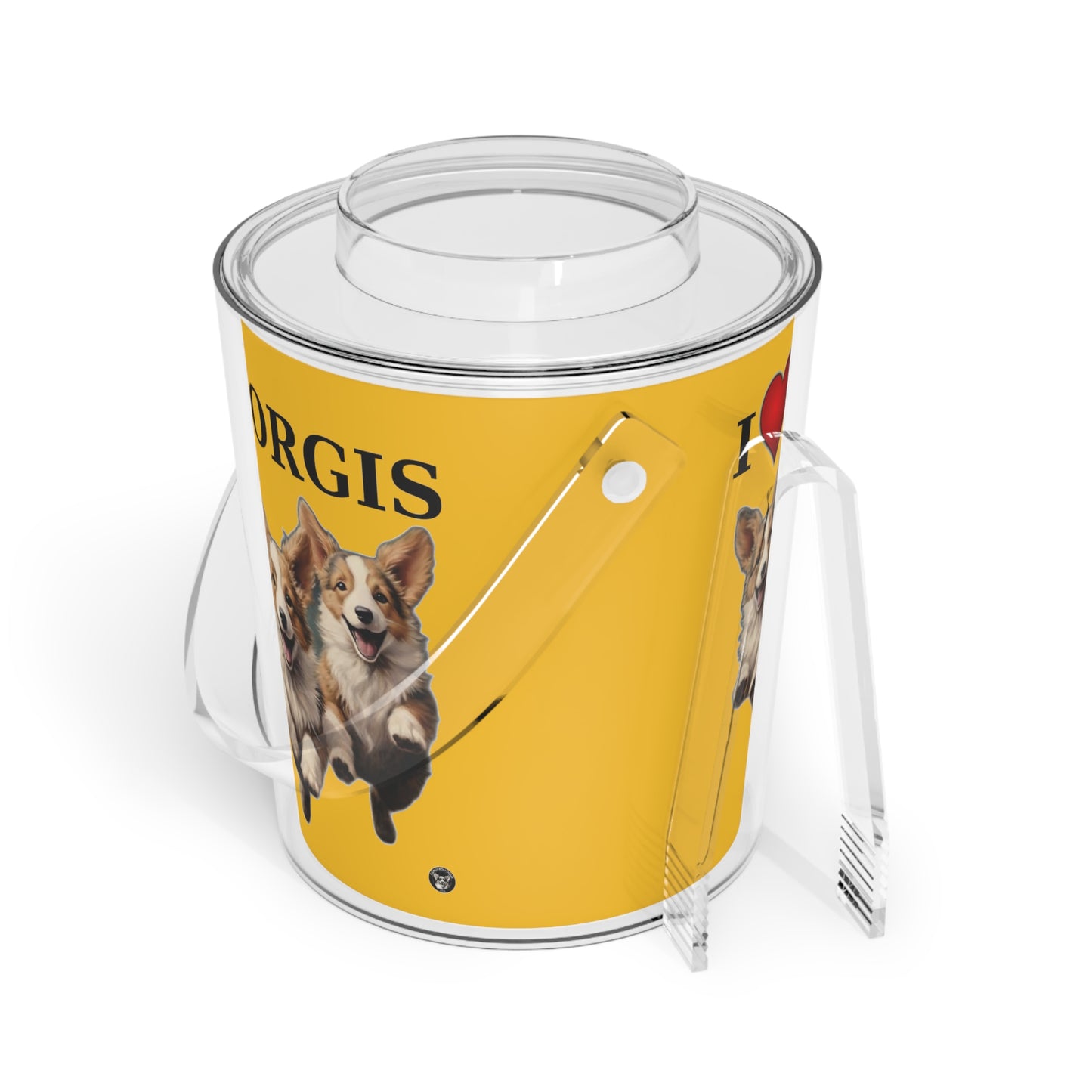 I Heart Corgis - Ice Bucket with Tongs