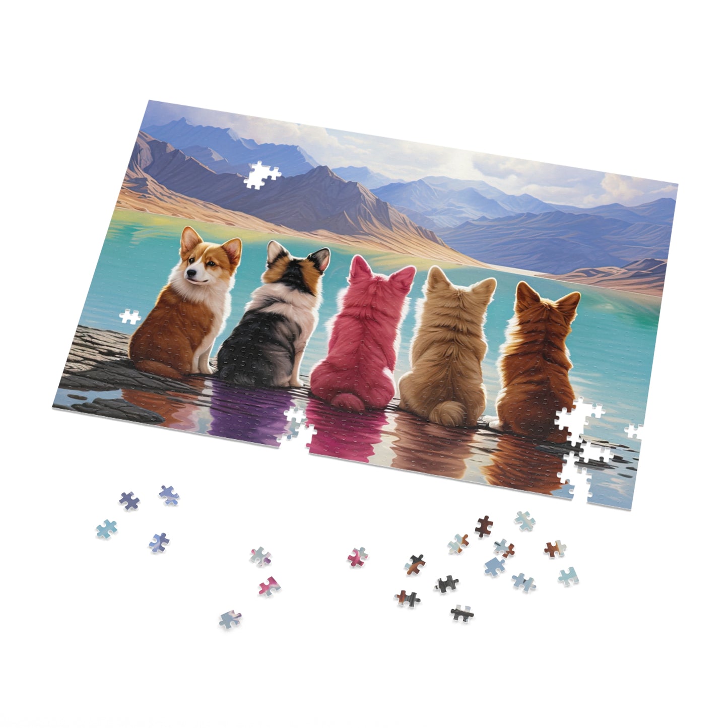 Corgi Lake - Jigsaw Puzzle