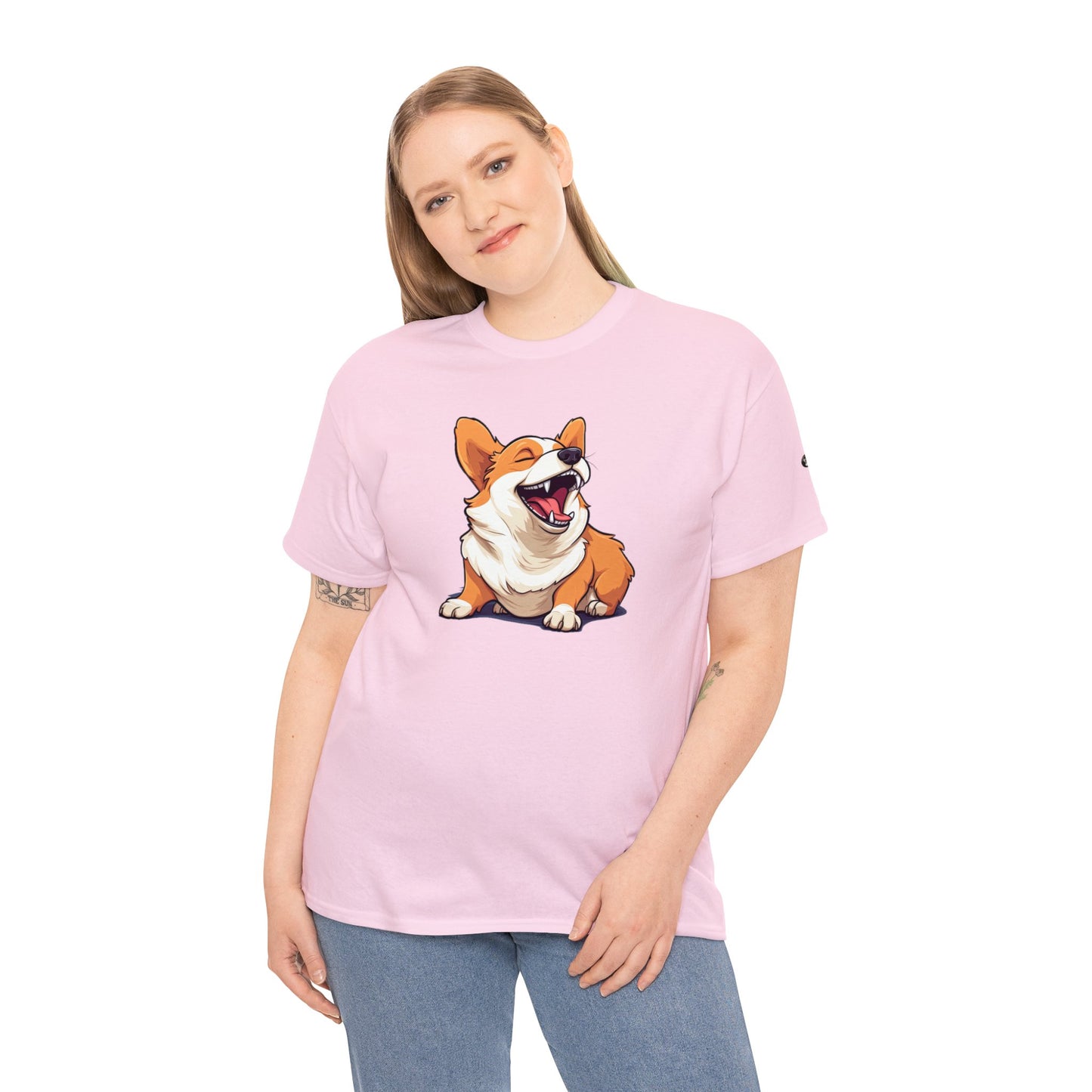 Comical Corgi - Unisex Heavy Cotton Tee