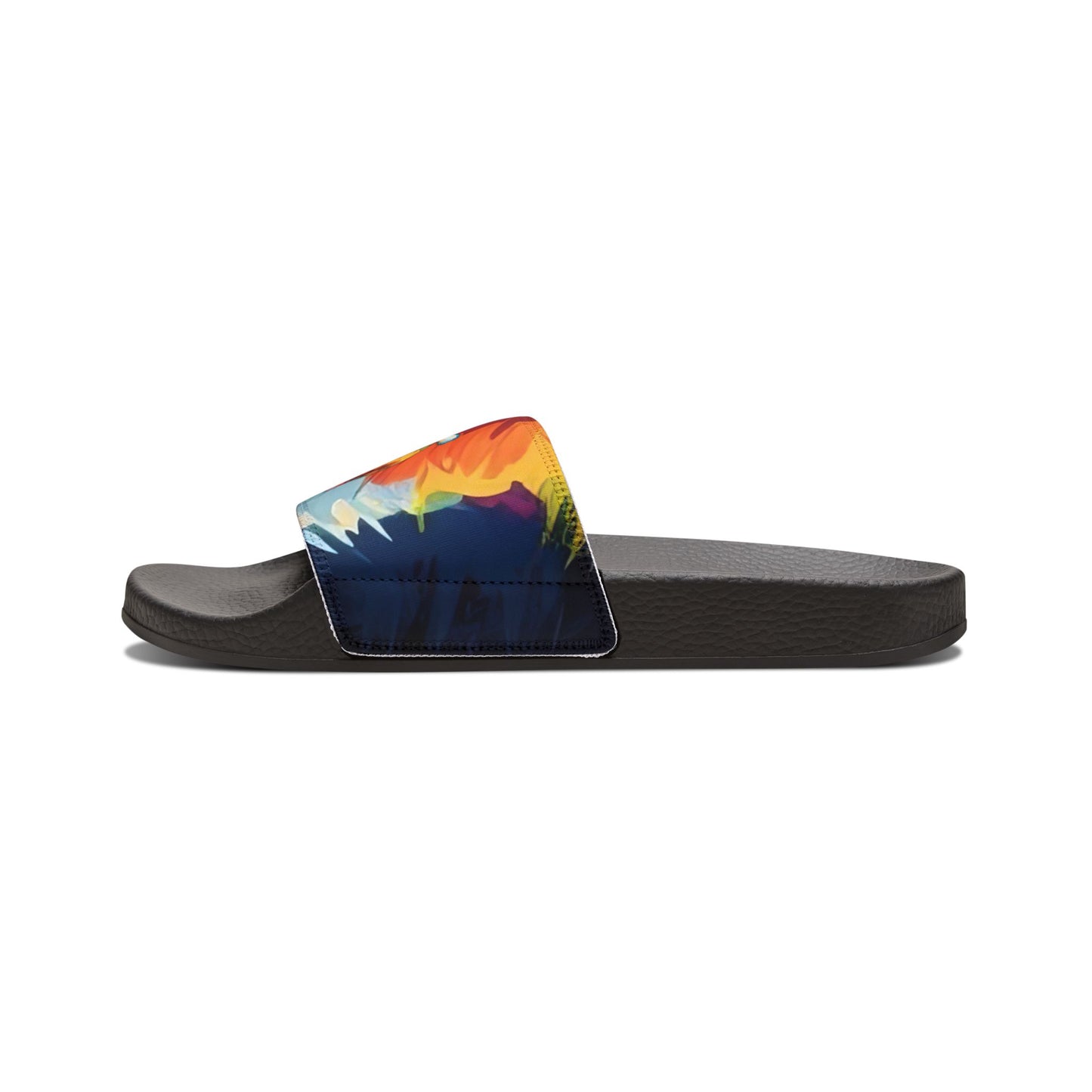 Scouter Corgi Artistic Abstract Men's Slide Sandals - Casual Pool & Beach Slides