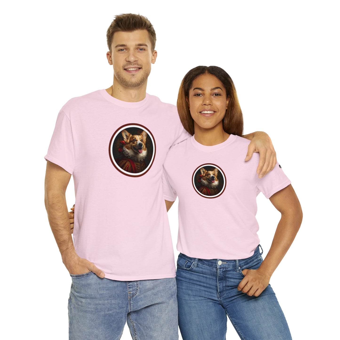 Renaissance Corgi - Unisex Heavy Cotton Tee
