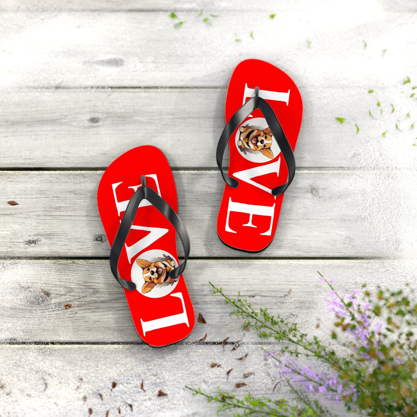 Love More Flip-Flops