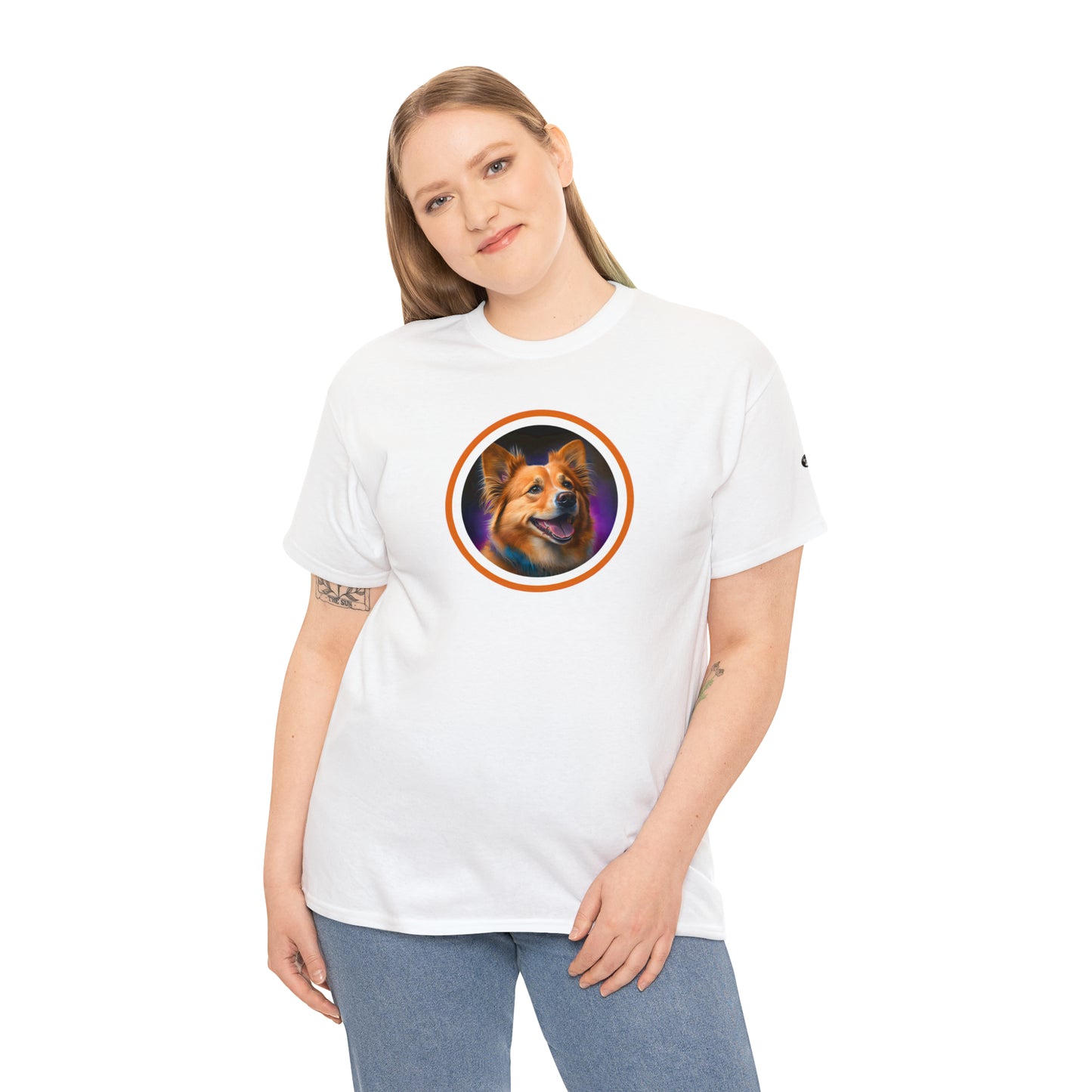 Golden Corgi - Unisex Heavy Cotton Tee