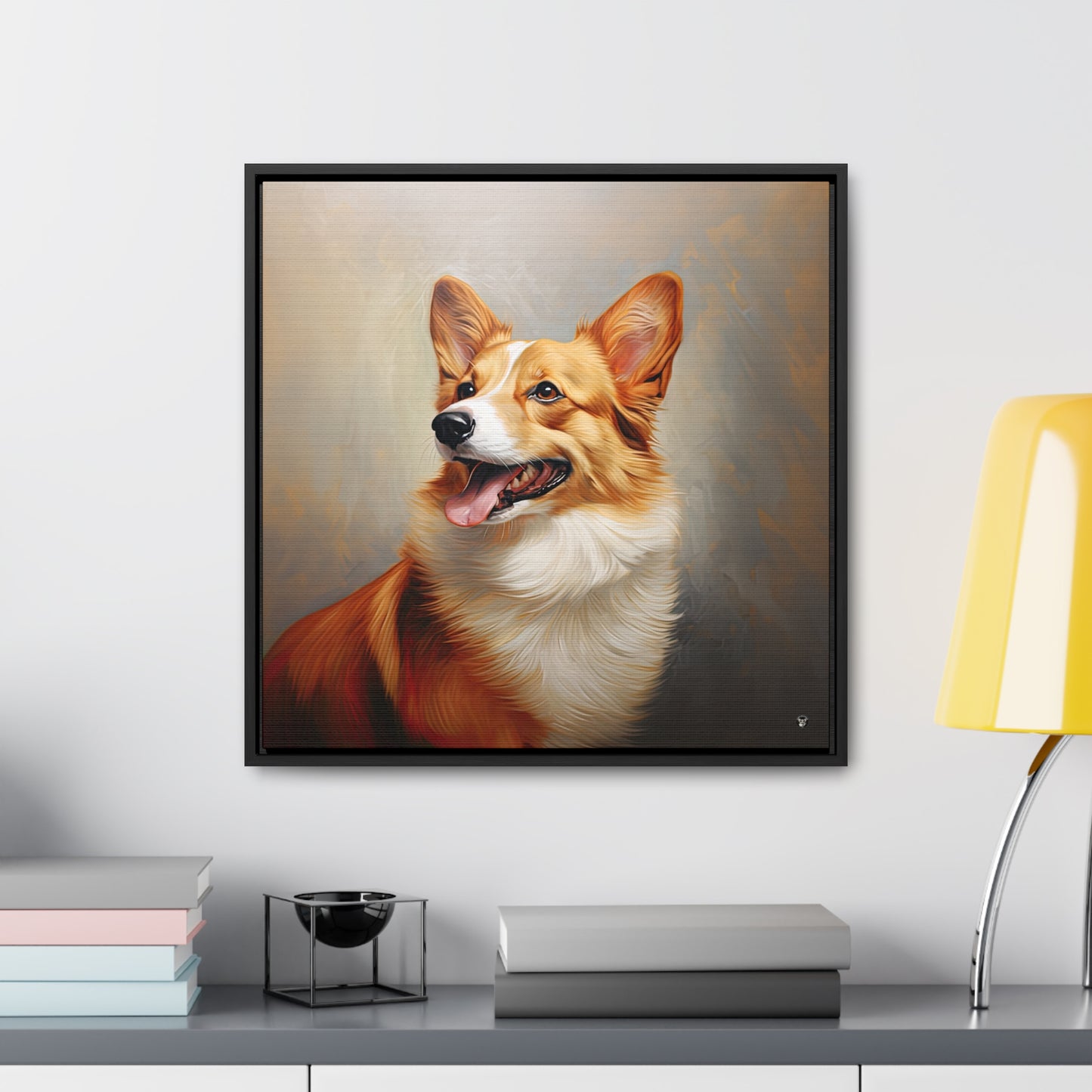 Pembroke Portrait - Framed on Canvas