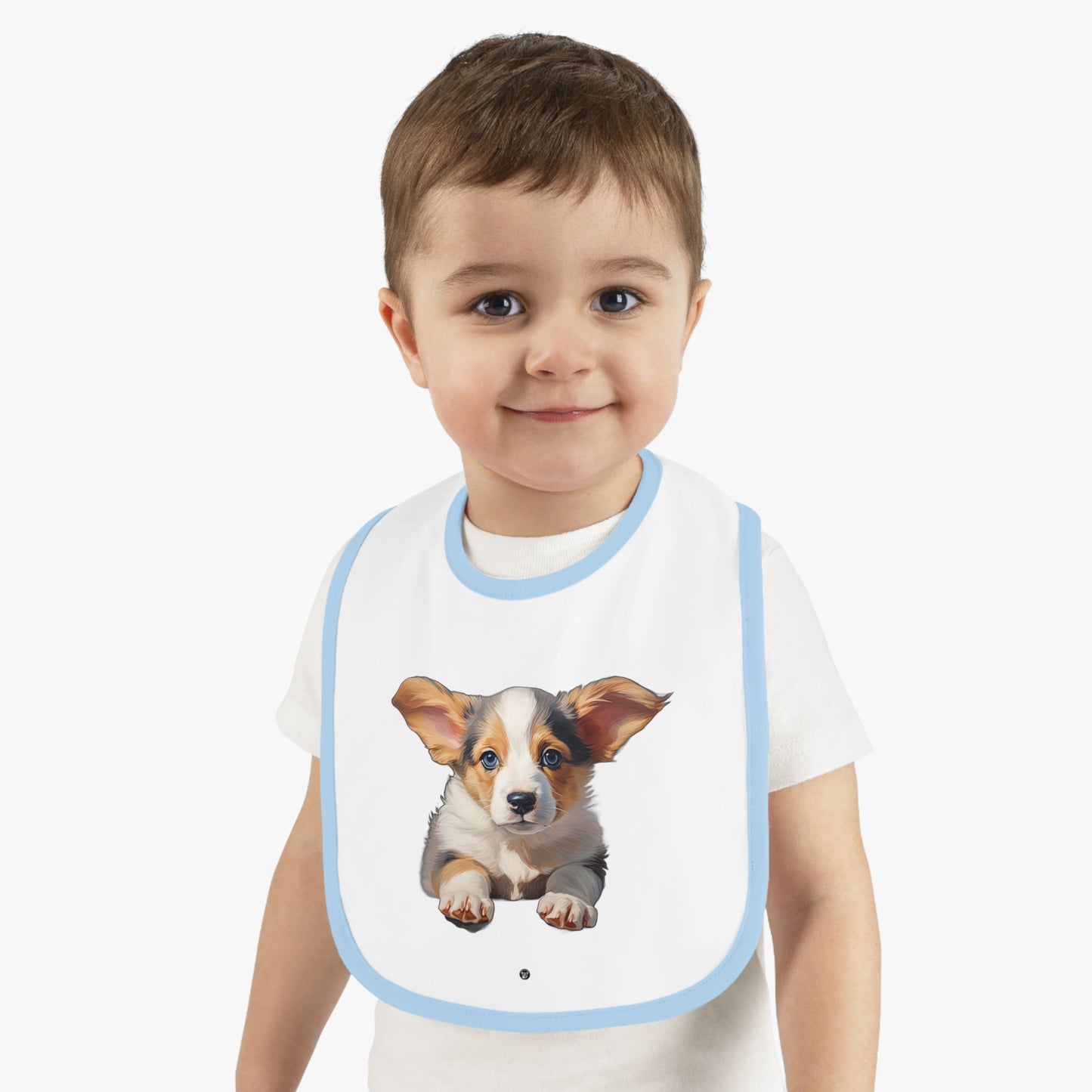 Puppy Portrait - Baby Bib