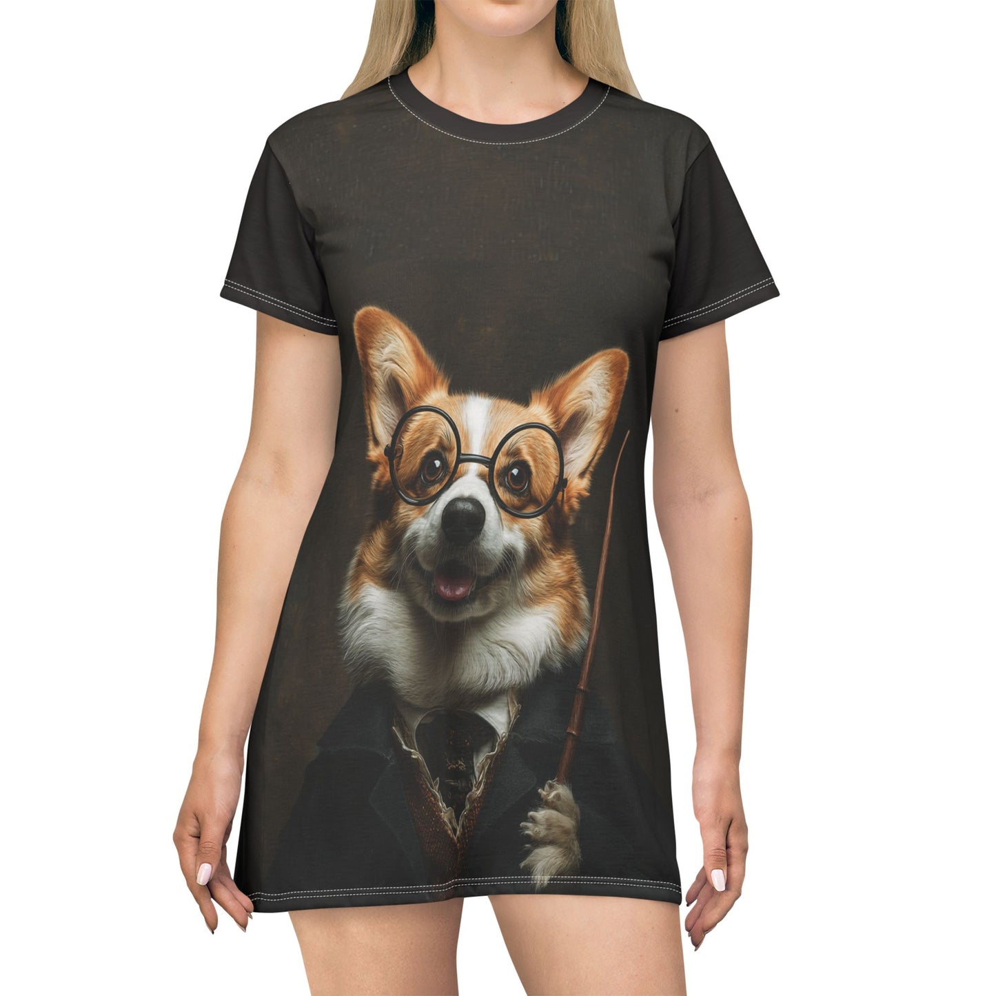 Corgi Potter T-Dress