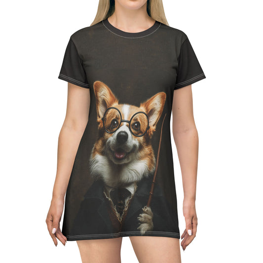 Corgi Potter T-Dress