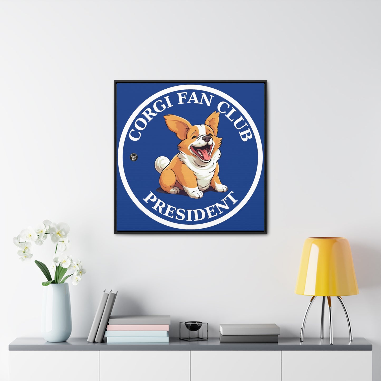 Fan Club President - Framed on Canvas