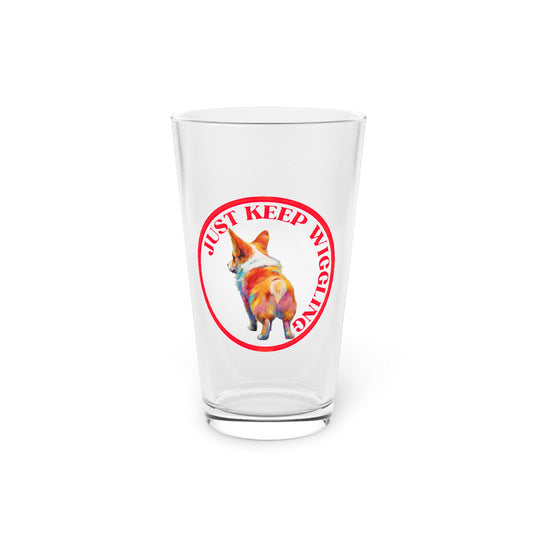 Just Keep Wiggling - Pint Glass