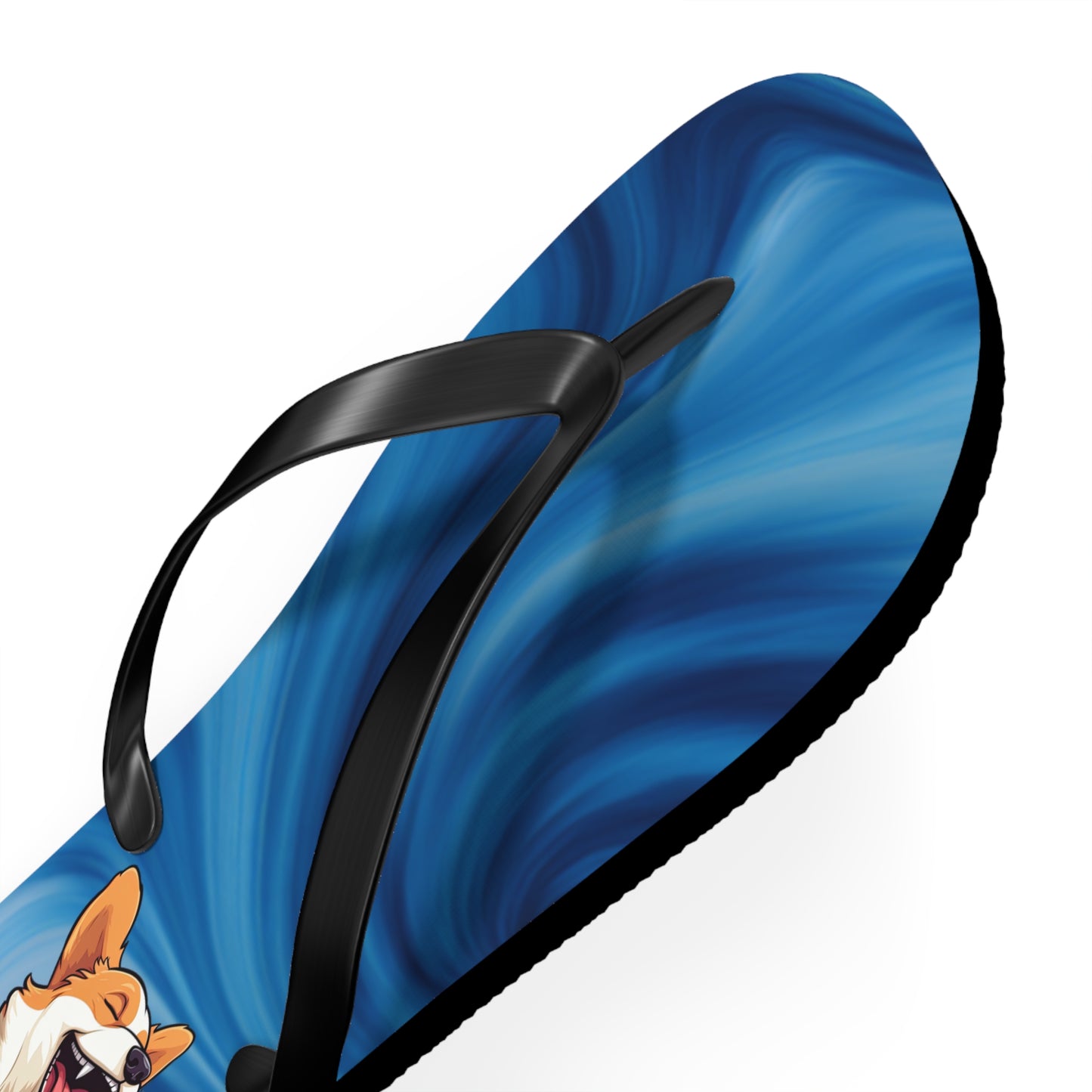 Comical Corgi Flip-Flops