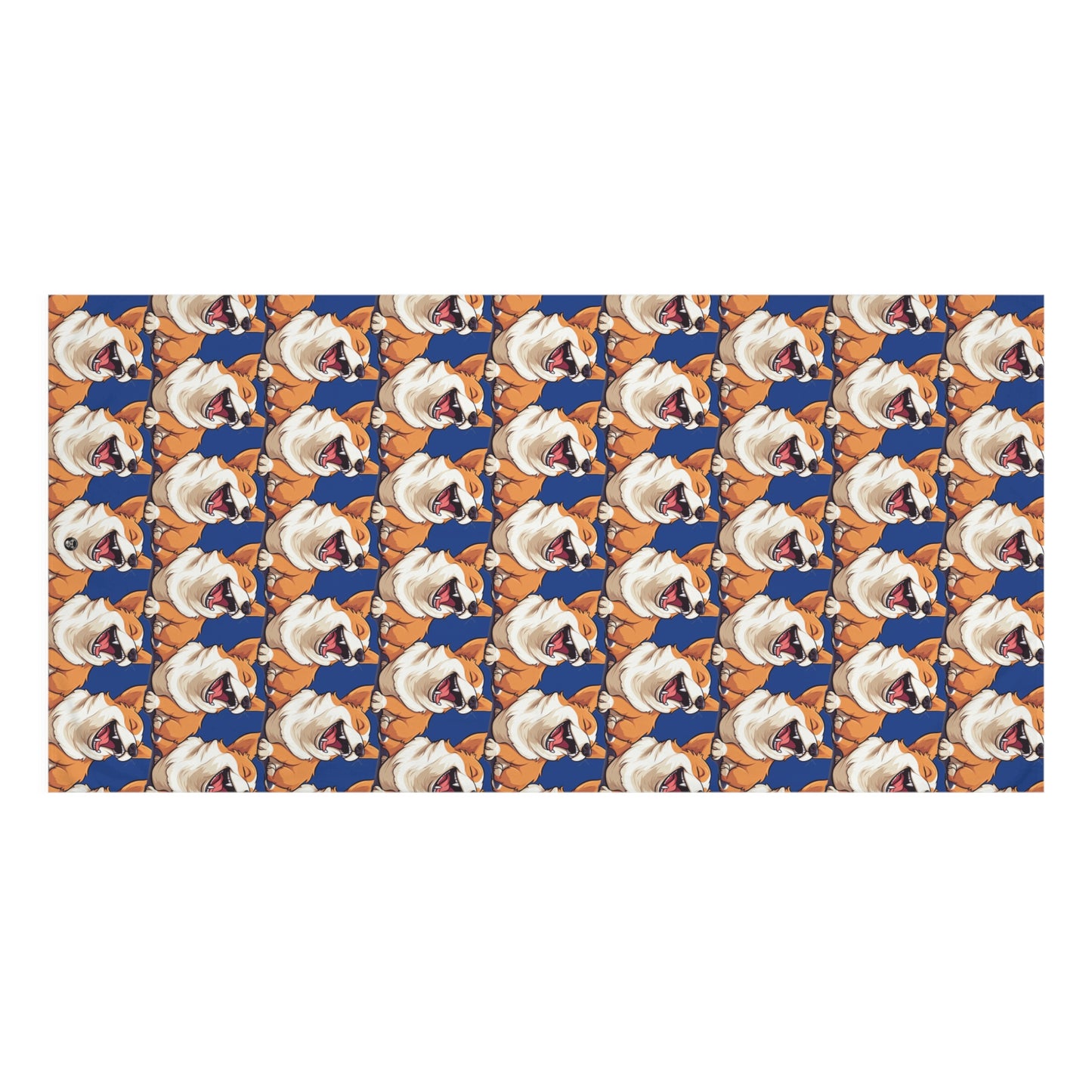 Comical Corgi Mosaic - Bath Towel
