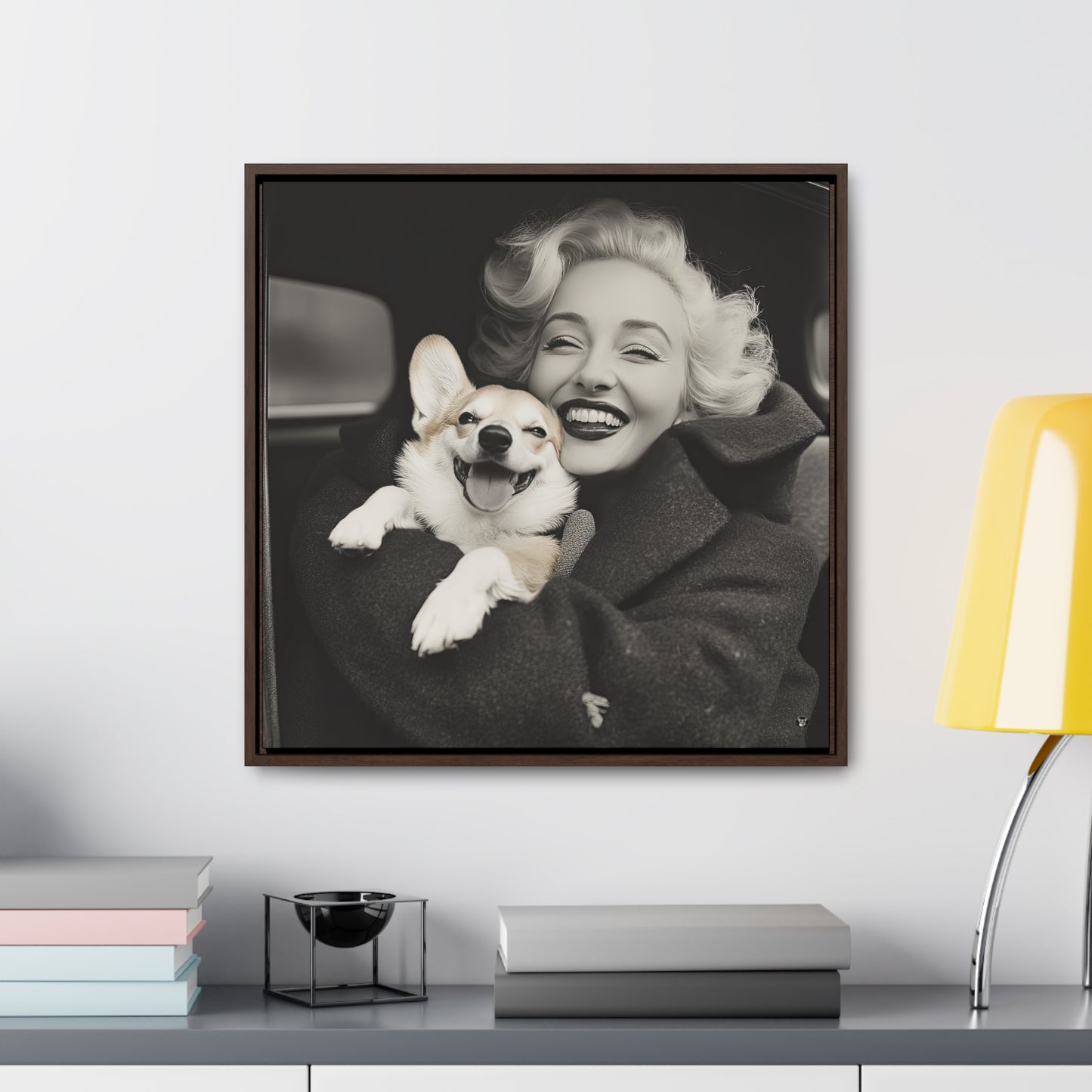 Marilyn's Bestie - Framed on Canvas
