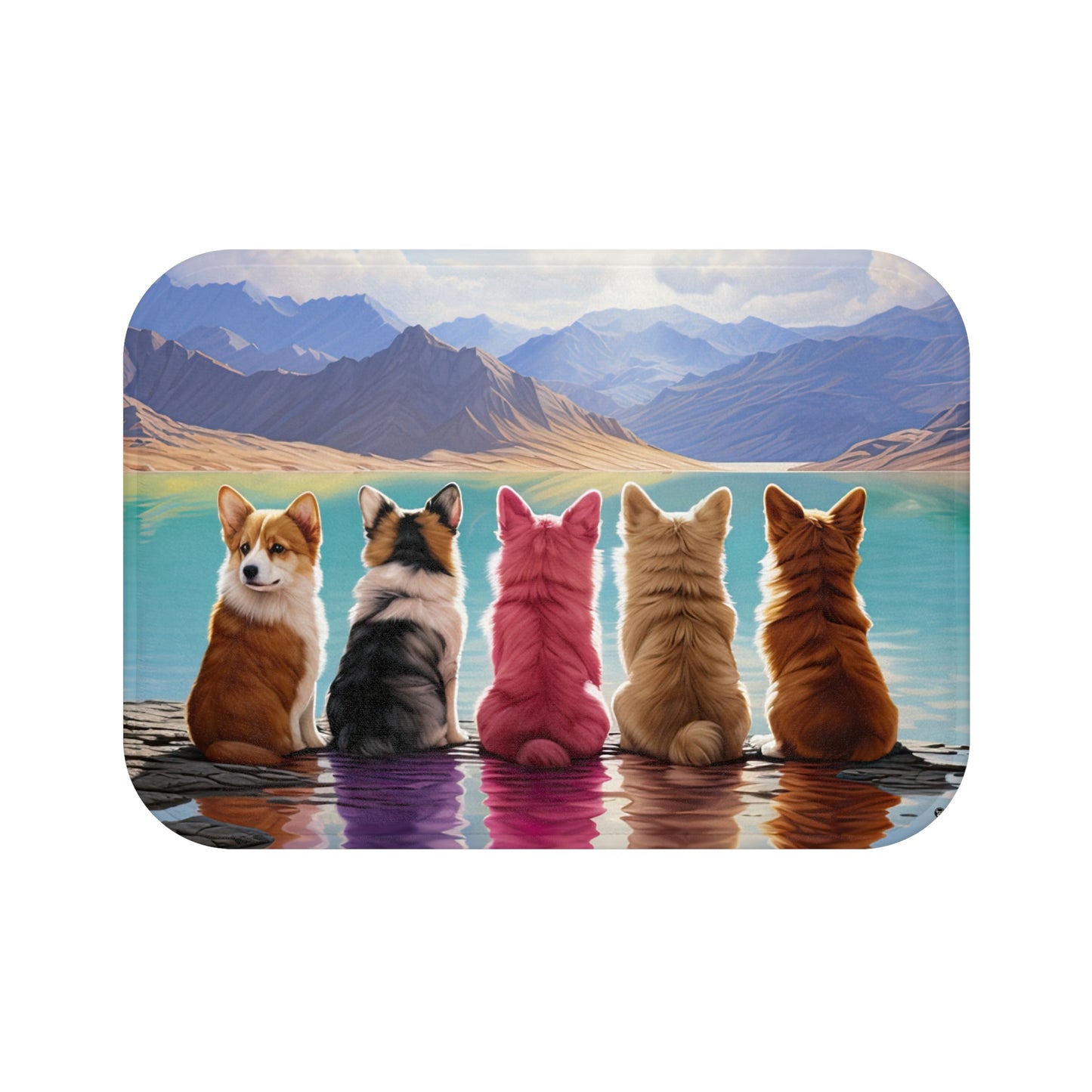 Corgi Lake - Bath Mat