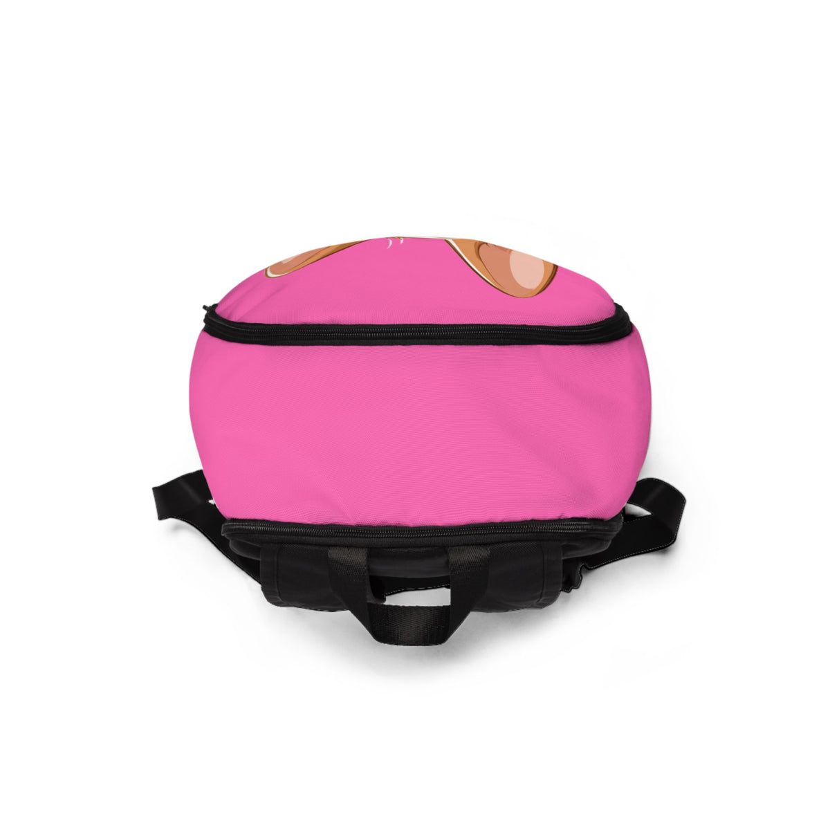 Cute Corgi Puppy Animation Backpack — Hot Pink Corgi Rucksack