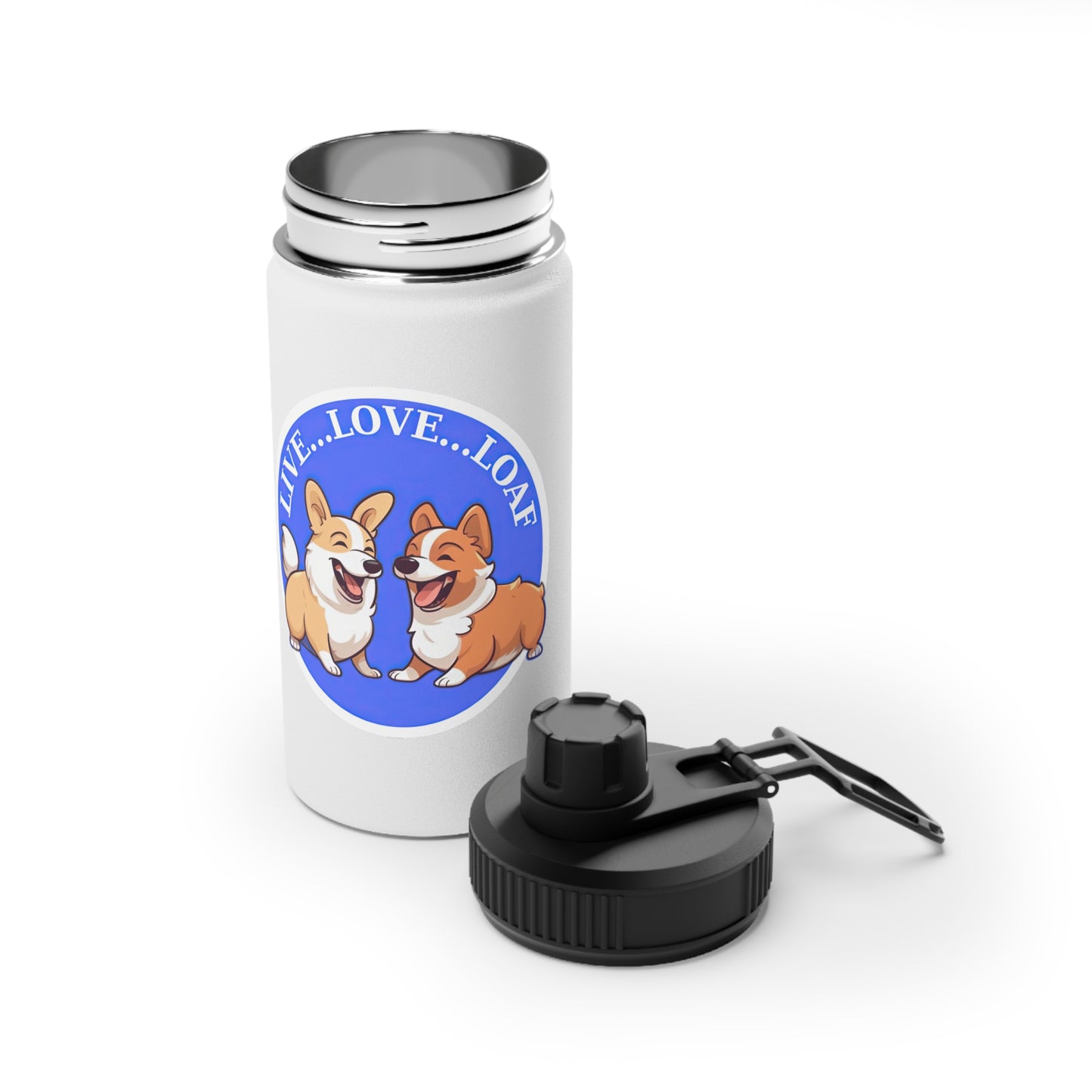 Live...Love...Loaf - Water Bottle with Sport Lid
