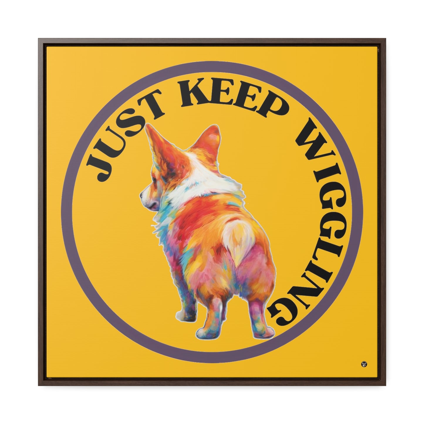 Just Keep Wiggling - Framed on Canvas