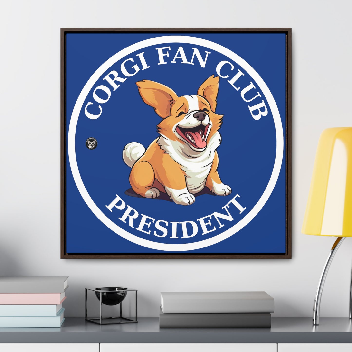 Fan Club President - Framed on Canvas