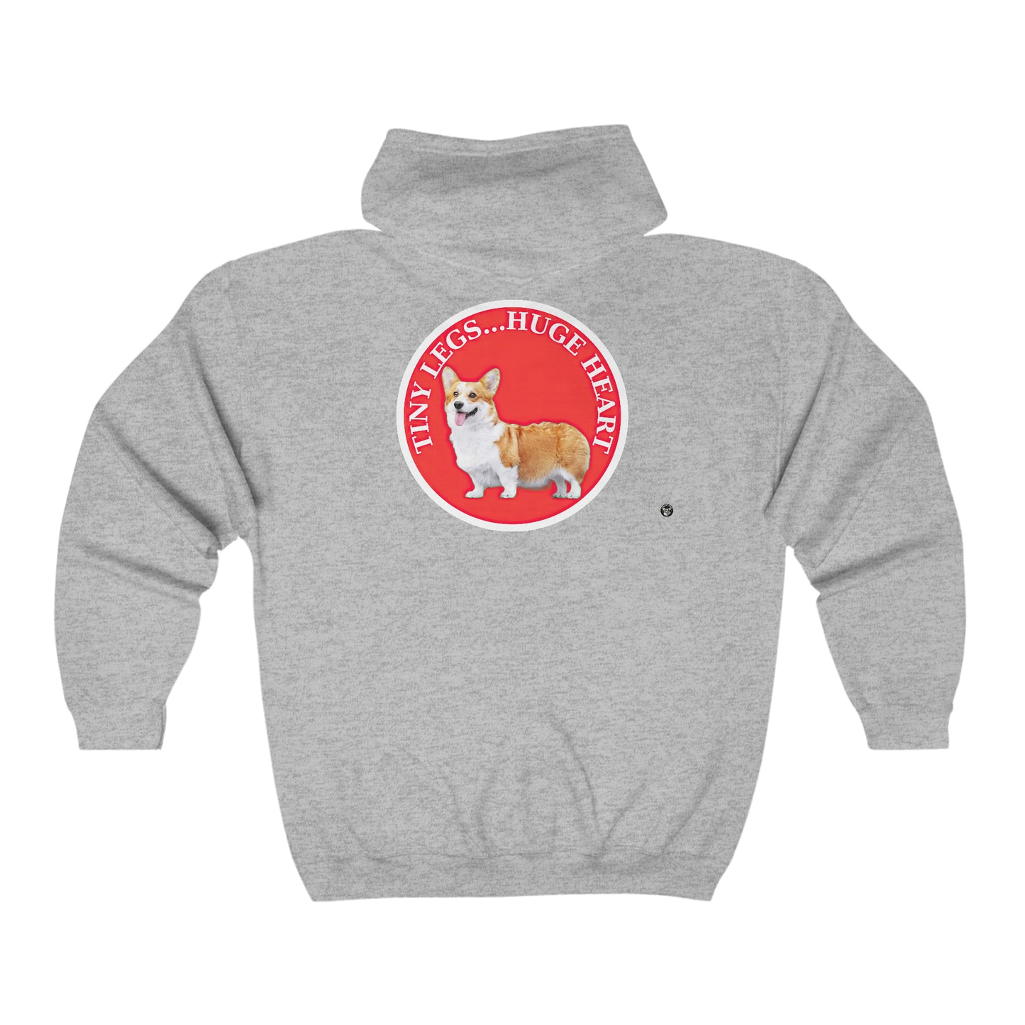 Tiny Legs...Huge Heart - Zip Hoodie