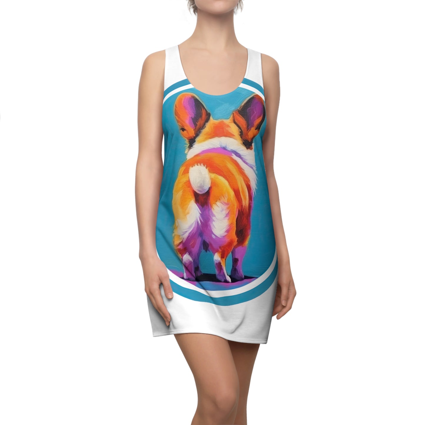 Corgi Butt Racerback
