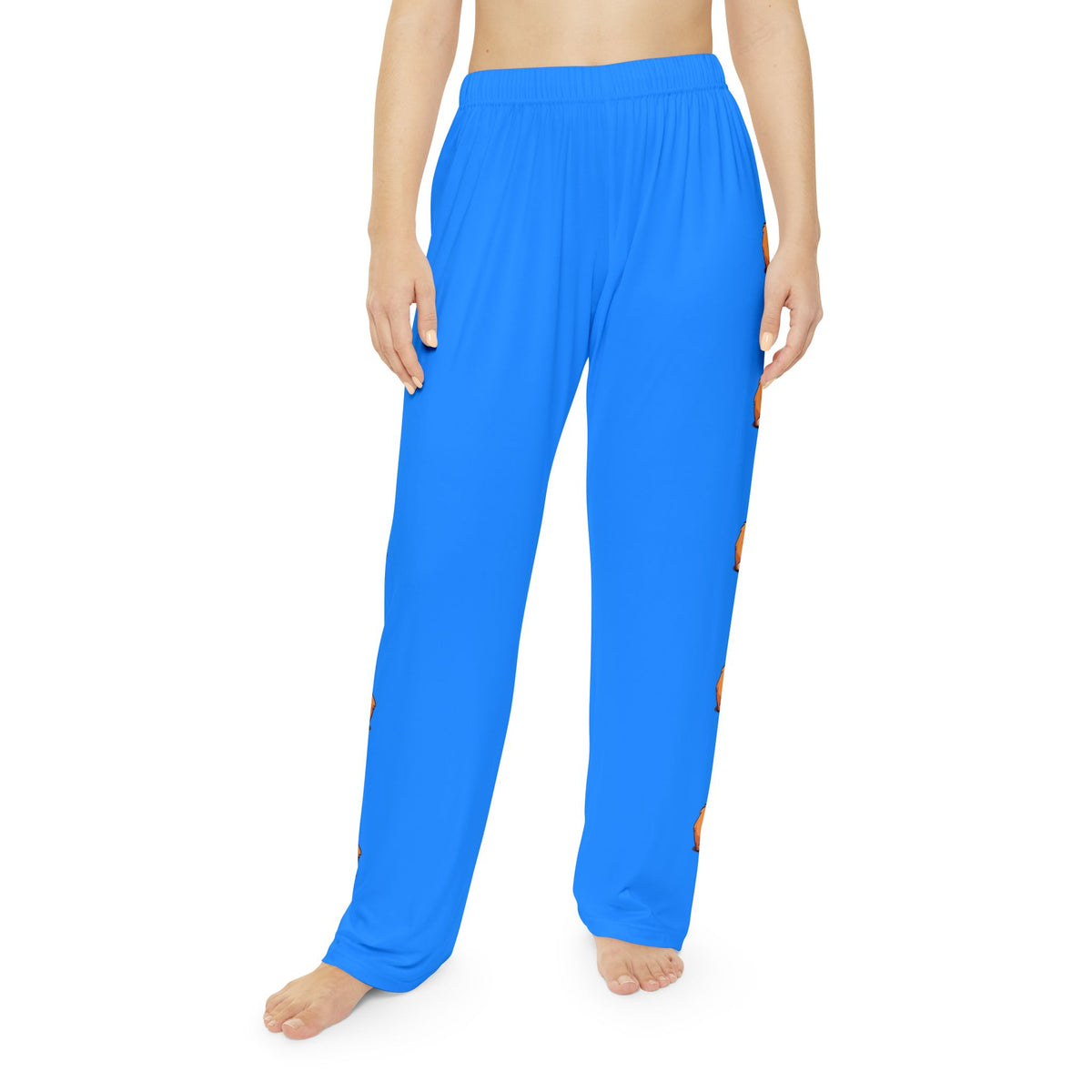 Comical Corgi All Smiles Women's Blue Lounge Pants