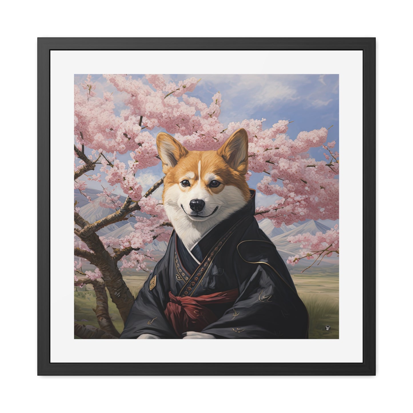 Zendog - Framed Print