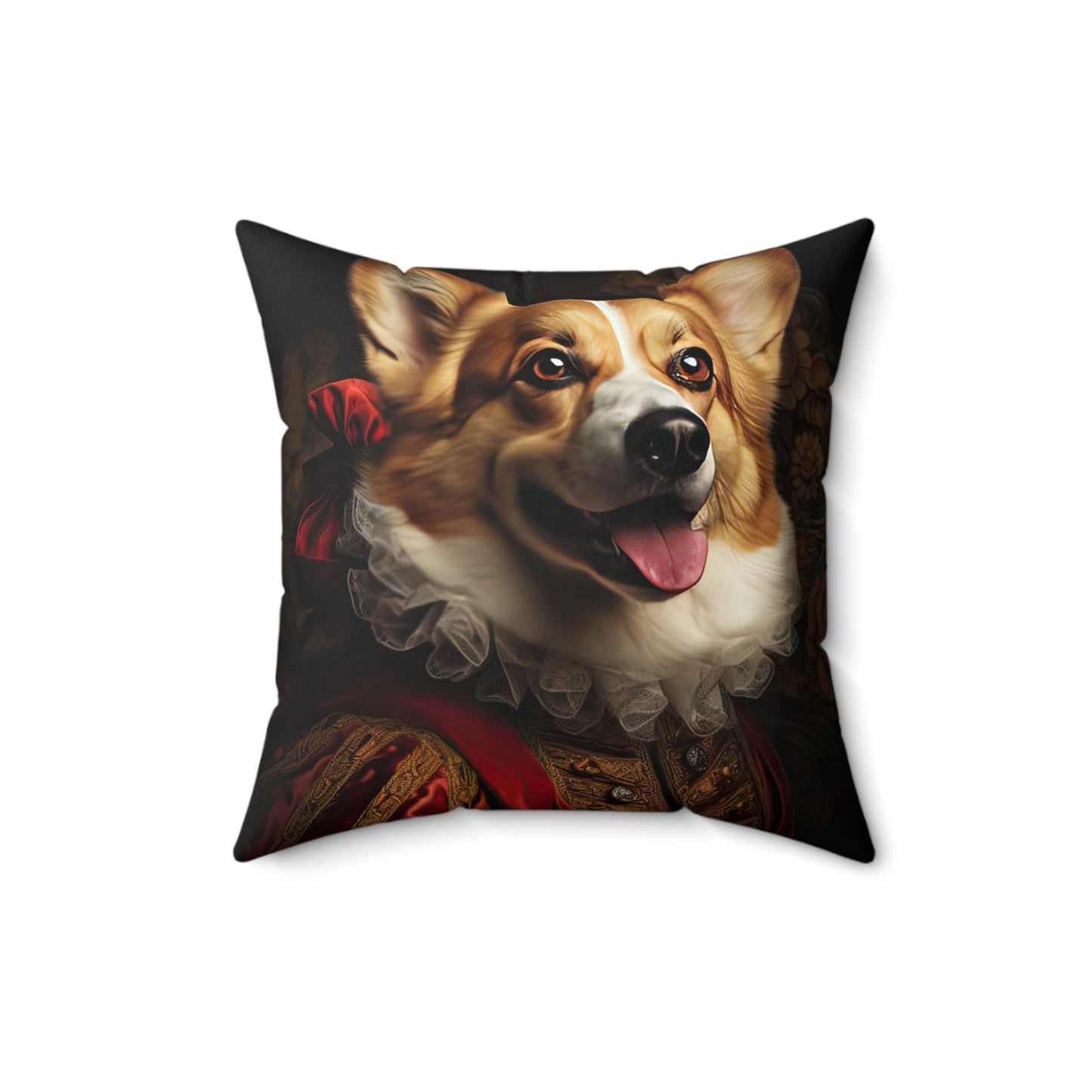 Renaissance Corgi - Throw Pillow