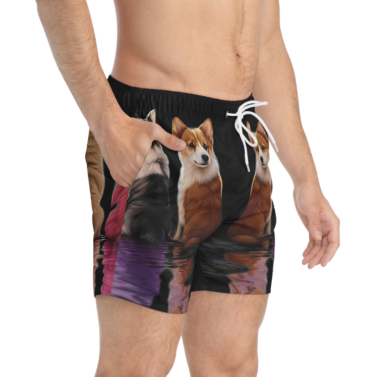 Corgi Lake - Swim Trunks