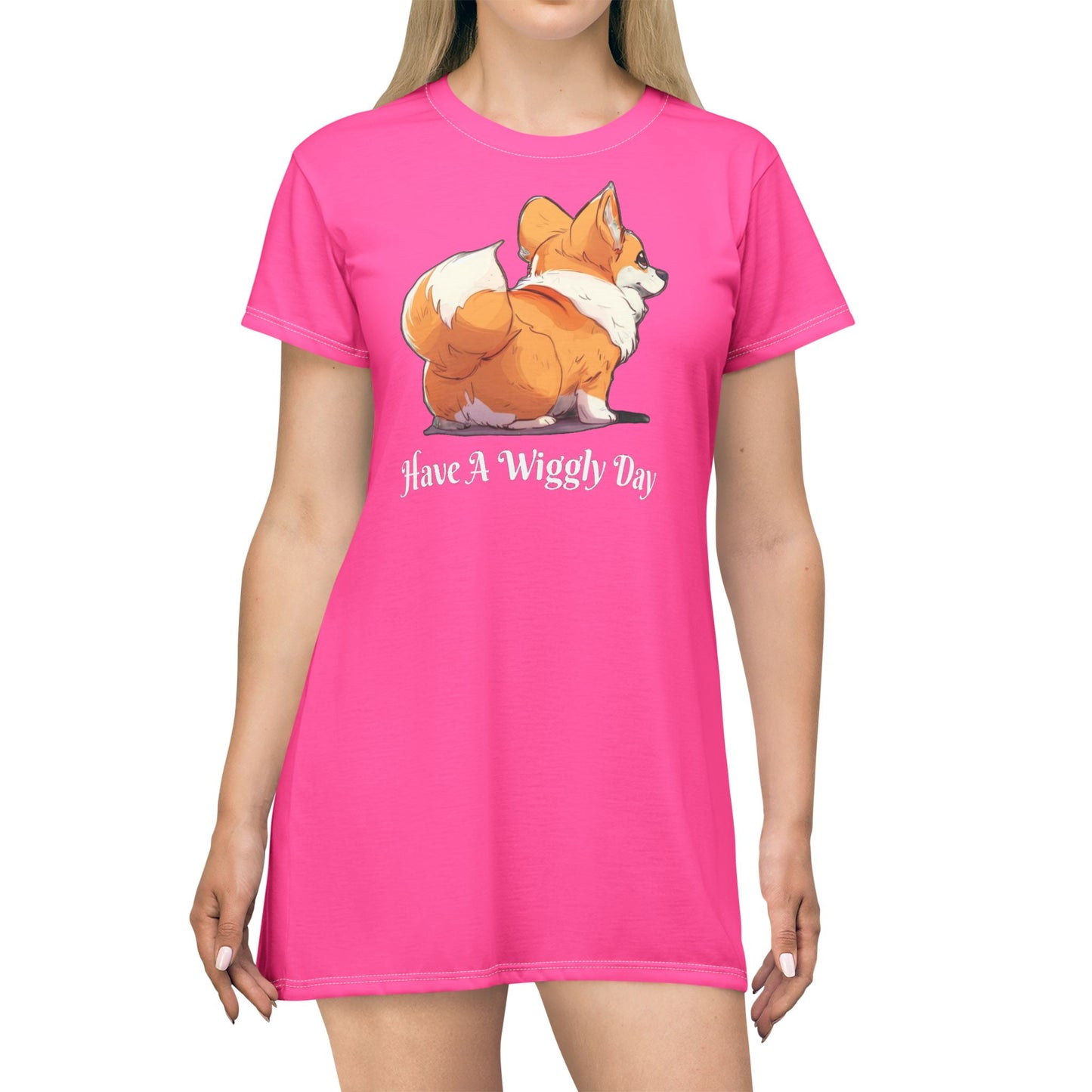 Have a Wiggly Day T-Dress