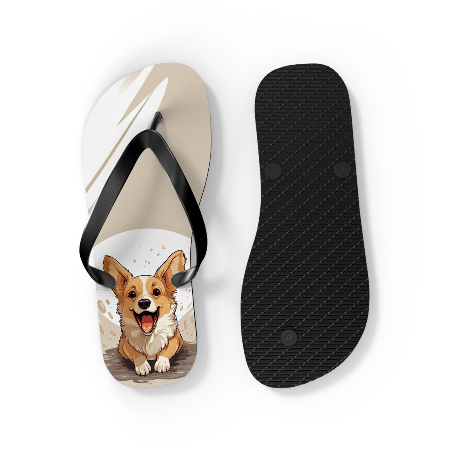 Corgi Cuteness Flip-Flops