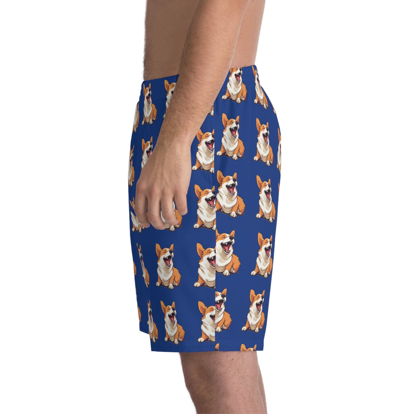 Comical Corgi Mosaic - Board Shorts