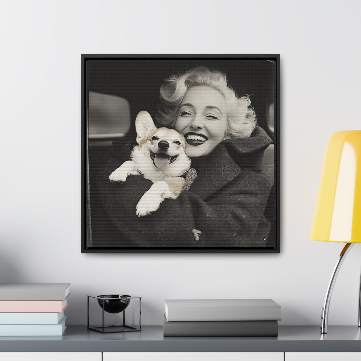 Marilyn's Bestie - Framed on Canvas